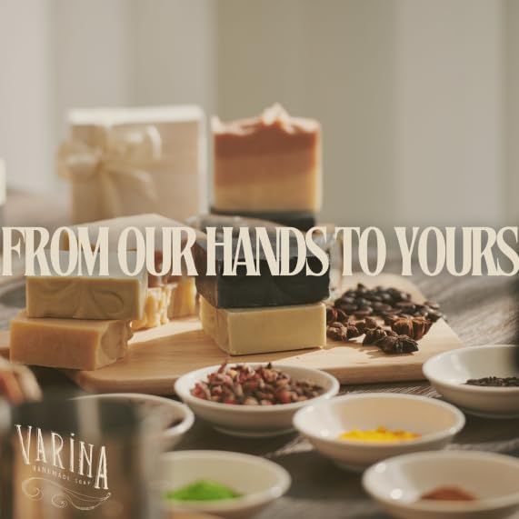 Natural Sandalwood Vanilla Bar Soap - Gentle Cleansing for Sensitive Skin, Floral - 3 Pack