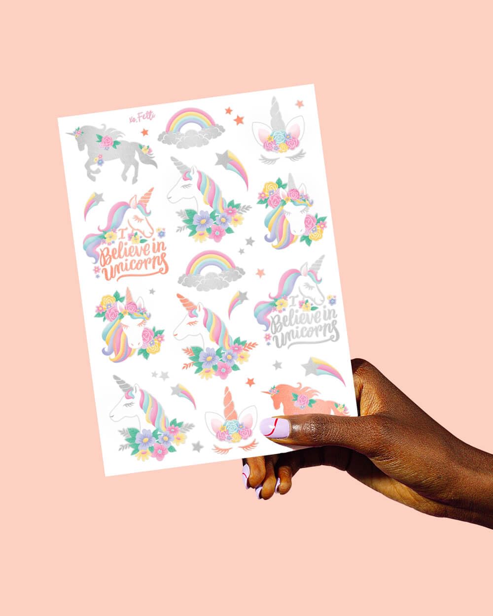 xo, Fetti Unicorn Party Favors - Temporary Tattoos for Kids - 26 styles | Birthday Party Supplies, Unicorn Favors Decorations, Toys + Halloween Costume