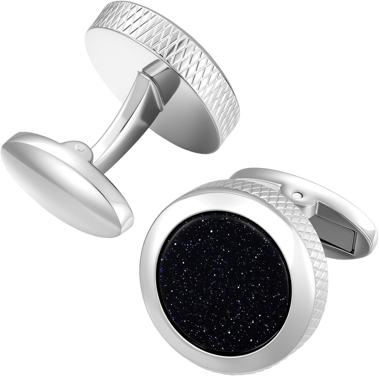 GWD Cufflinks and Tie Clip Set for Men Personalized Cuff Links Business Wedding Father's Day Gift