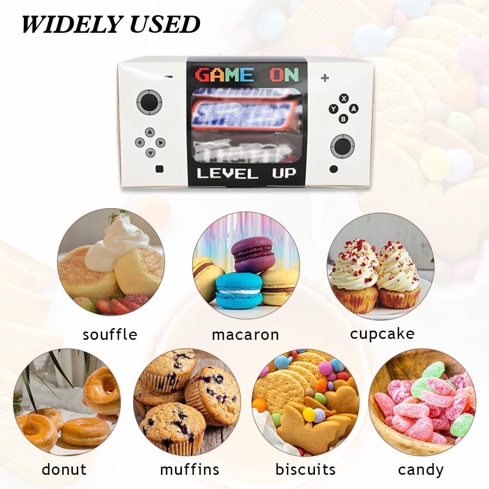 Shescrzionu Video Game Party Favors Boxes 12 PCS-Perfect Party Favor Boxes with Window,Game On Birthday Decorations Video Game Birthday Decorations,Game Bags,Video Game Gifts Aa04