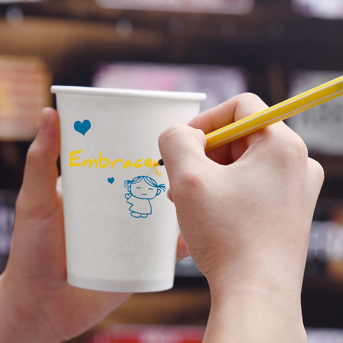 Qunclay ๐๐๐ ๐๐จ๐ฎ๐ง๐ญ ๐๐ ๐จ๐ณ Disposable White Paper Coffee Cups, To Go Hot Cups for Coffee, Chocolate, Juice, Hot or Cold Beverage Drinking Cup Suitable for Party, Office, Travel, and Events