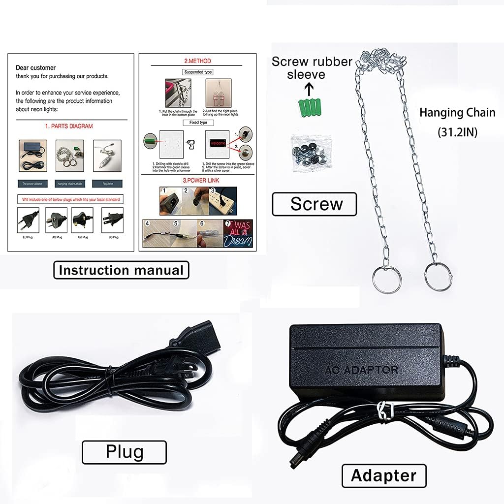 Custom Neon Signs for Bedroom Wall Decor Customizable Led Name Large Pink Personalized Neon Light Birthday Favors Home Wall Night Light Wall Gifts Christmas