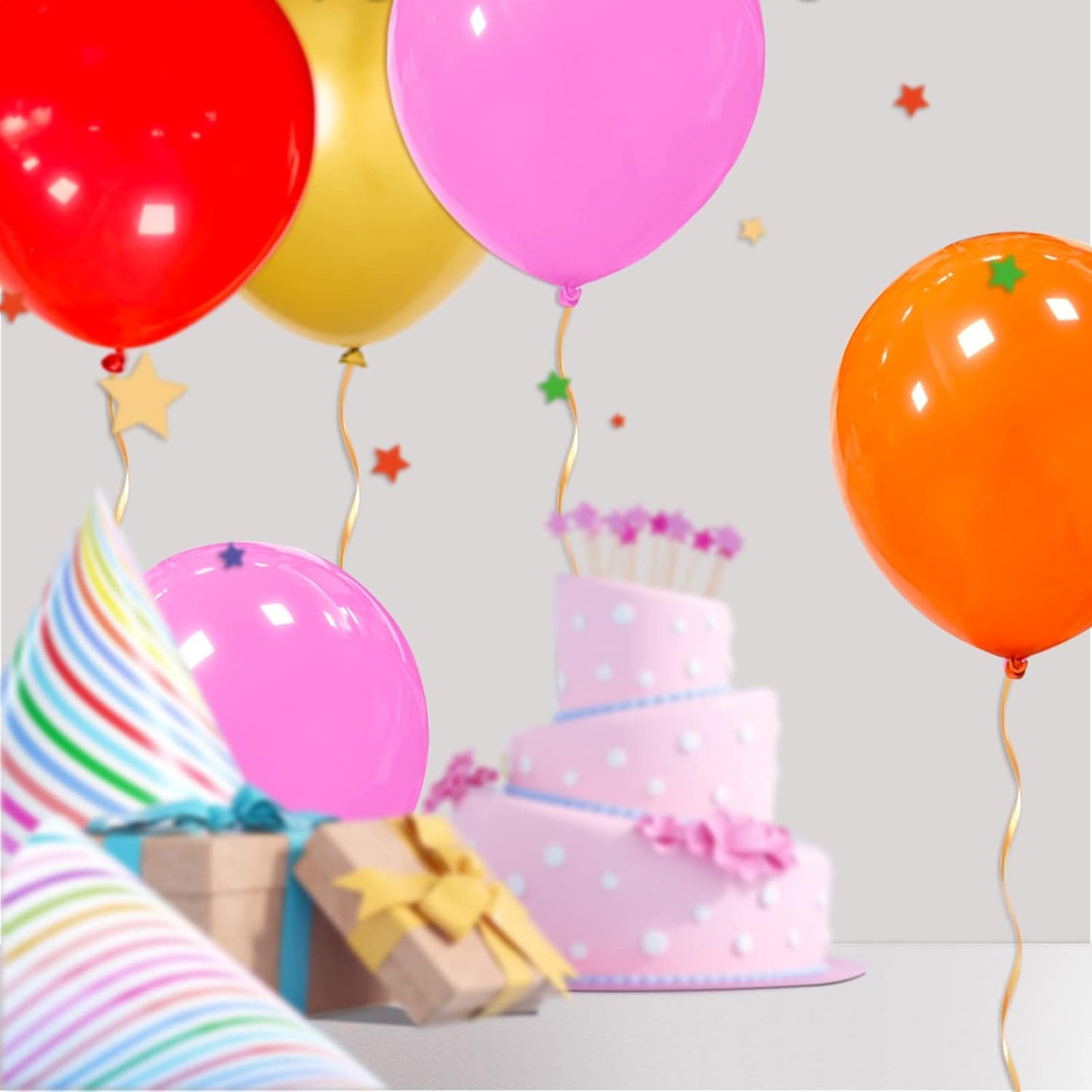 32Pcs Pink Big Balloons 18 Inch, Round Large Latex Party Balloons for Birthday Wedding Decorations. (pink)