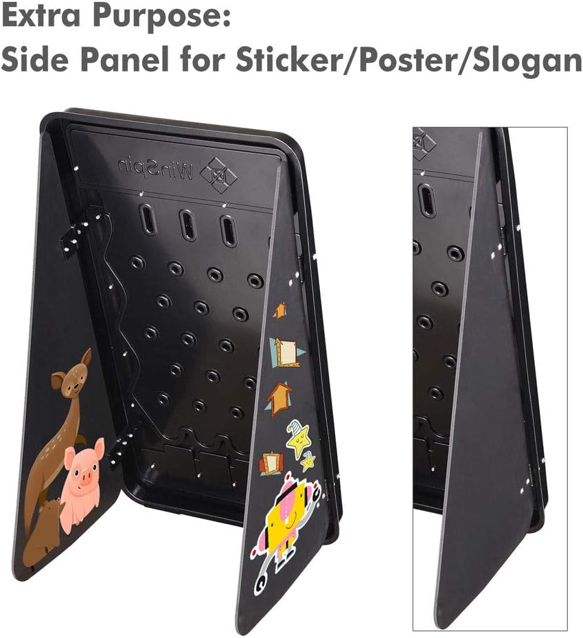 WinSpin Prize Board Kit Fortune Spinning Game 14 Slots Classic Wheel Drop Board Carnival Live Stream Party Tradeshow (12" Prize Wheel & 25x14 Mini Prize Drop)