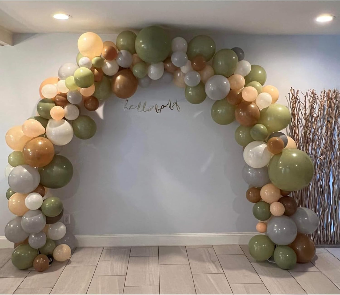 Gray Balloons, 150 pcs Different Sizes Pack of 18 Inch 12 Inch 10 Inch 5 Inch Matte Gray Latex Balloons for Balloon Garland Balloon Arch as Birthday Party Wedding Decorations