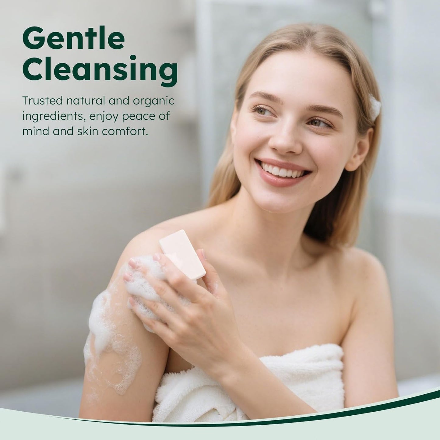 100 Pack Bulk Wrapped Hotel Bar Soap, 0.5 oz (15g), White Tea Scent – Mini Guest Soaps for Hotels, Airbnb, Vacation Rentals, Travel Toiletries, Individually Wrapped