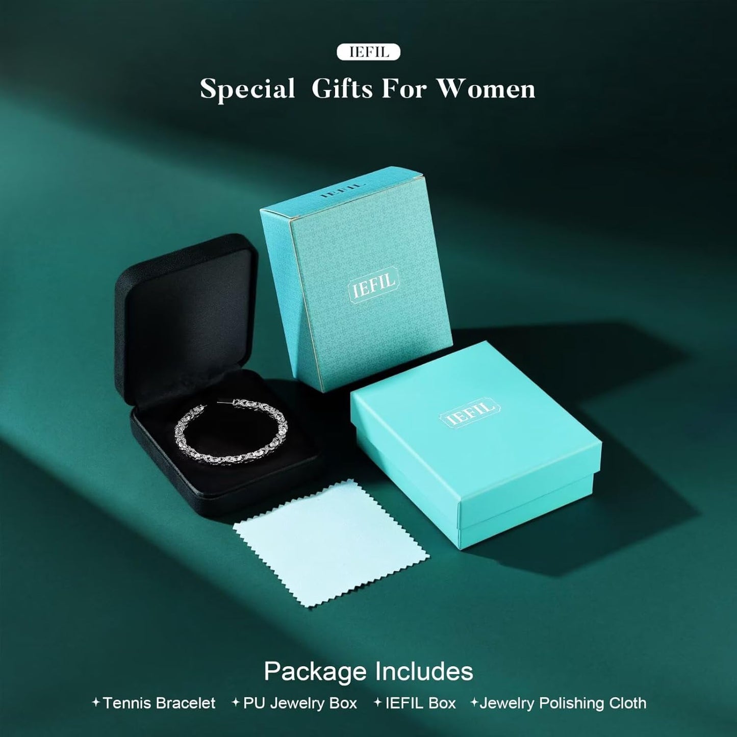 Iefil Oval Birthstone Bracelets for Women, Sterling Silver Tennis Bracelets Unique X O Design Fine Jewelry Christmas Gifts Anniversary Birthday Gifts for Her Birthstone Jewelry for Wife Mom Grandma