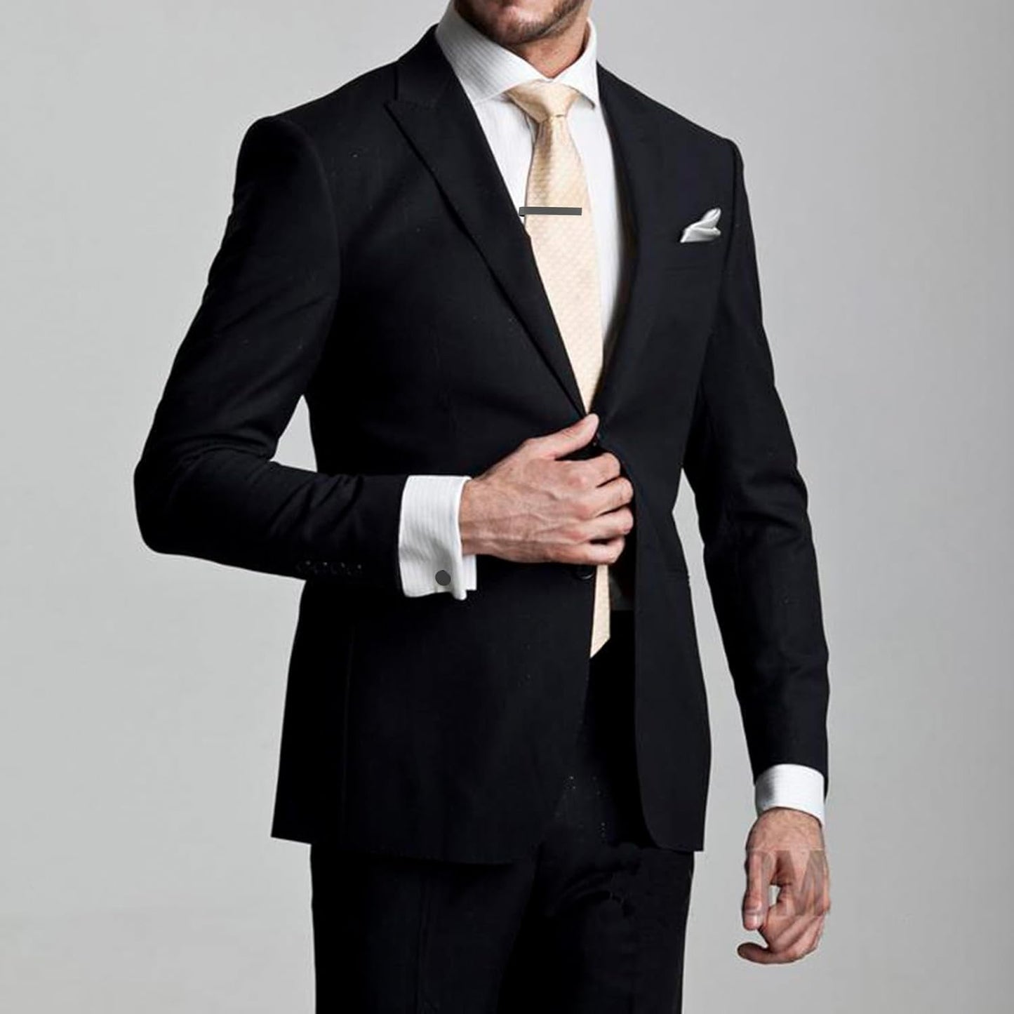 GWD Cufflinks and Tie Clip Set for Men Personalized Cuff Links Business Wedding Father's Day Gift