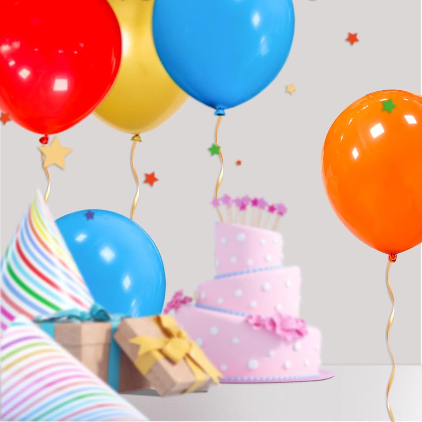 32Pcs Blue Big Balloons 18 Inch, Round Large Latex Party Balloons for Birthday Wedding Decorations. (light blue)