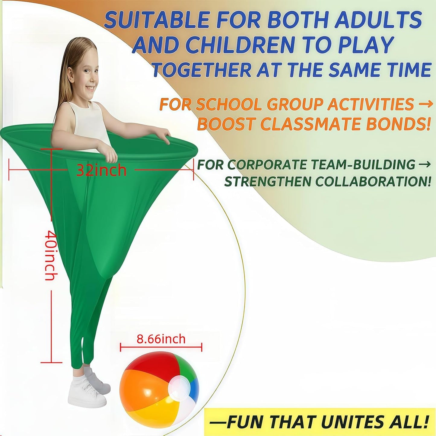 Giant Granny Pants Toss Game Set – Funny Outdoor Party Game with 6 Bouncy Balls & Air Pump | Hilarious Yard Toss Challenge for Families, Adults & Kids, BBQs, Team Events