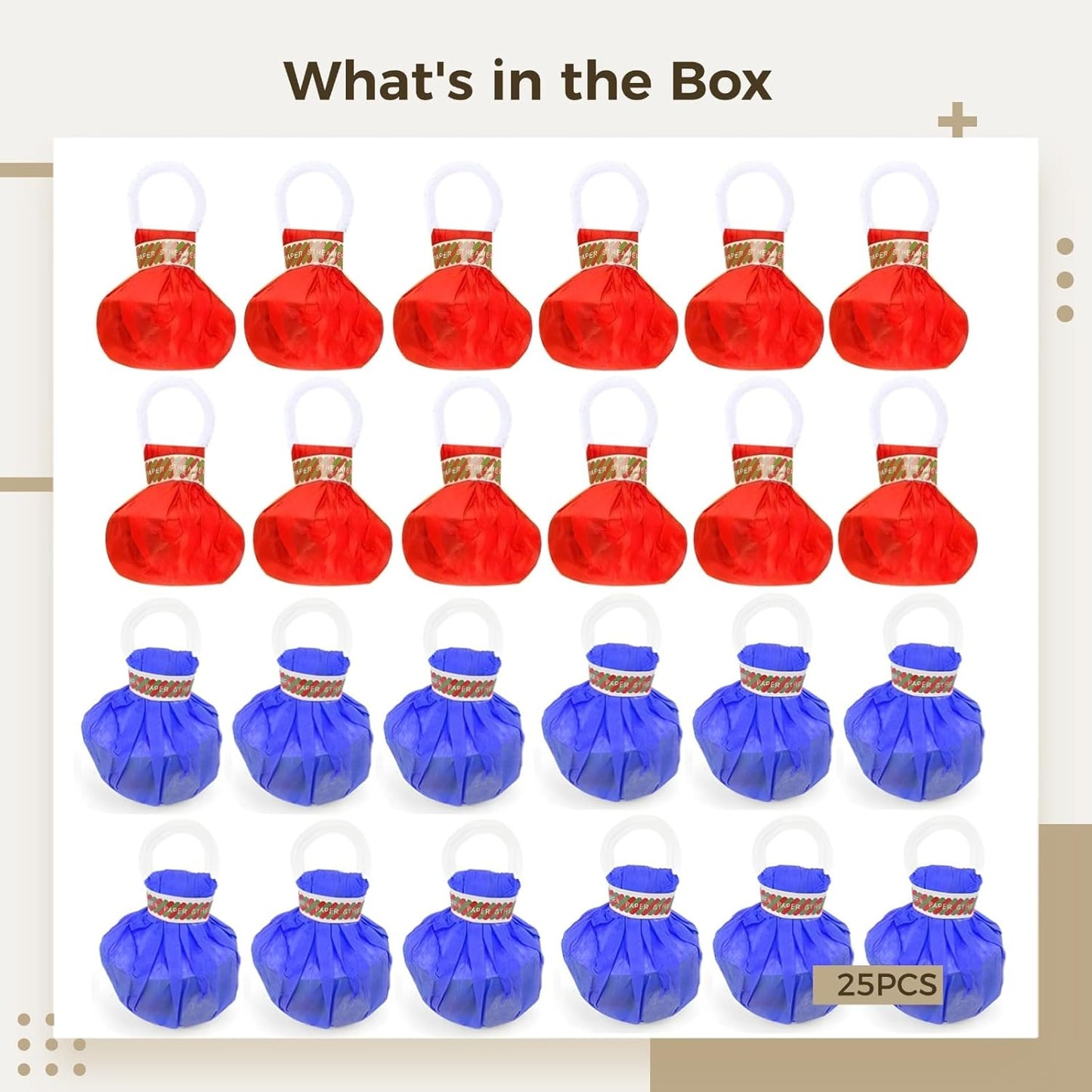 25 Pcs No Mess Confetti Streamers for Weddings and Parties, Colorful Balloon-Style Poppers, Easy to Use, Mess-Free Celebration Decor, Ideal for Events and Photo Shoots