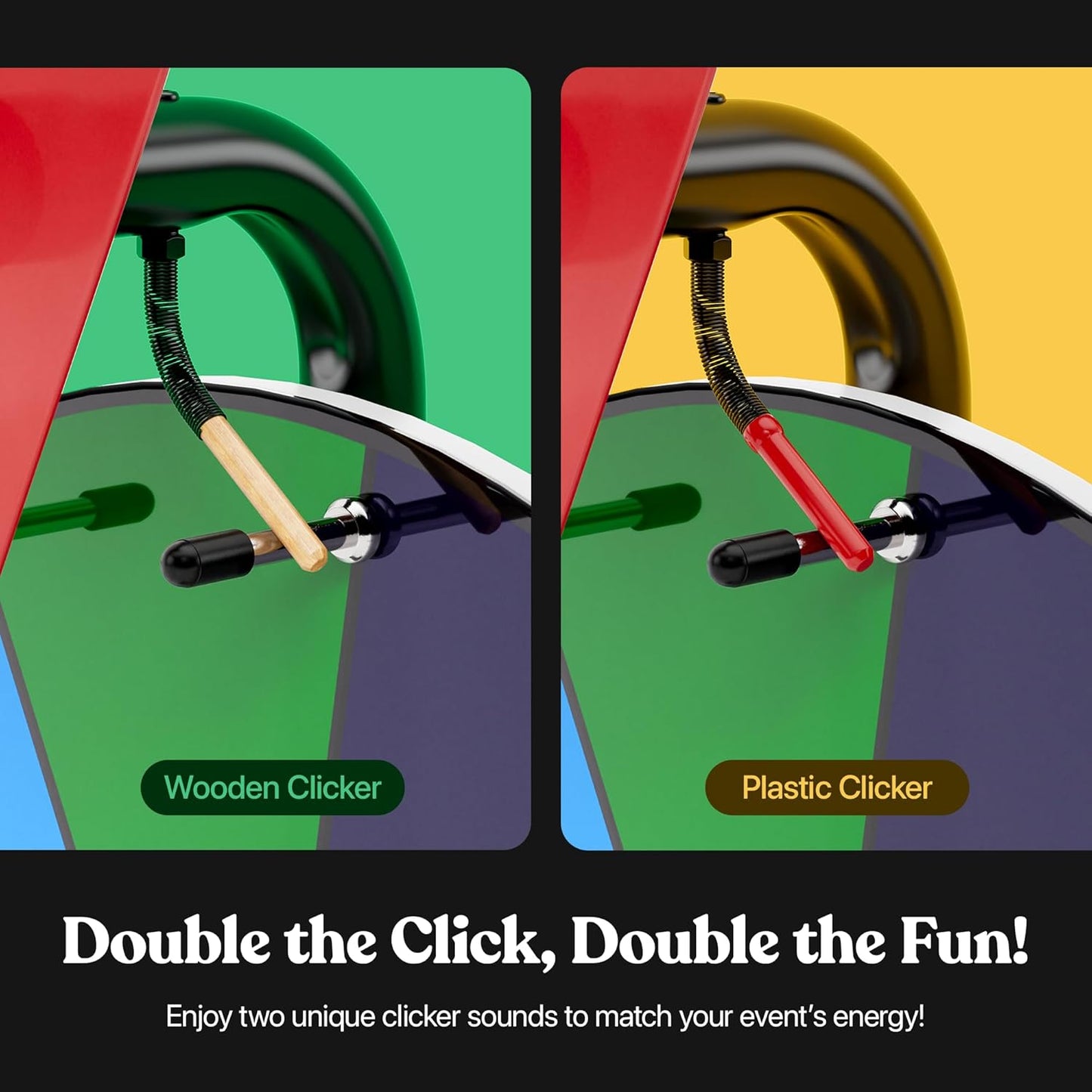 T-SIGN 12 Inch Heavy Duty Spinning Prize - 10 Slots Color Tabletop Roulette Spinner Wheel of Fortune - Spin The Wheel with Dry Erase Marker and Eraser Win The Fortune Spin Game for Trade Show