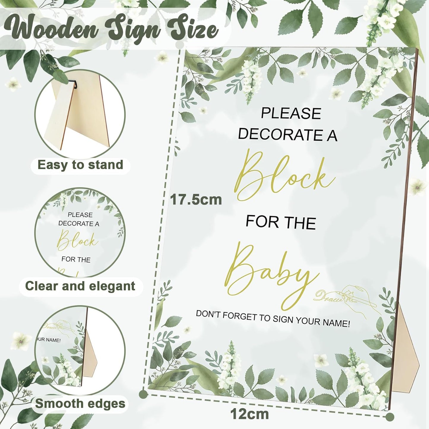 78 PCS Fun Baby Shower Games Sign Kit,Unique Baby Shower Ideas,Funniest Baby Shower Games Ever ,A Game Where You Can Draw to Your Heart's Content,Suitable for Baby Shower Games Boy and Girls