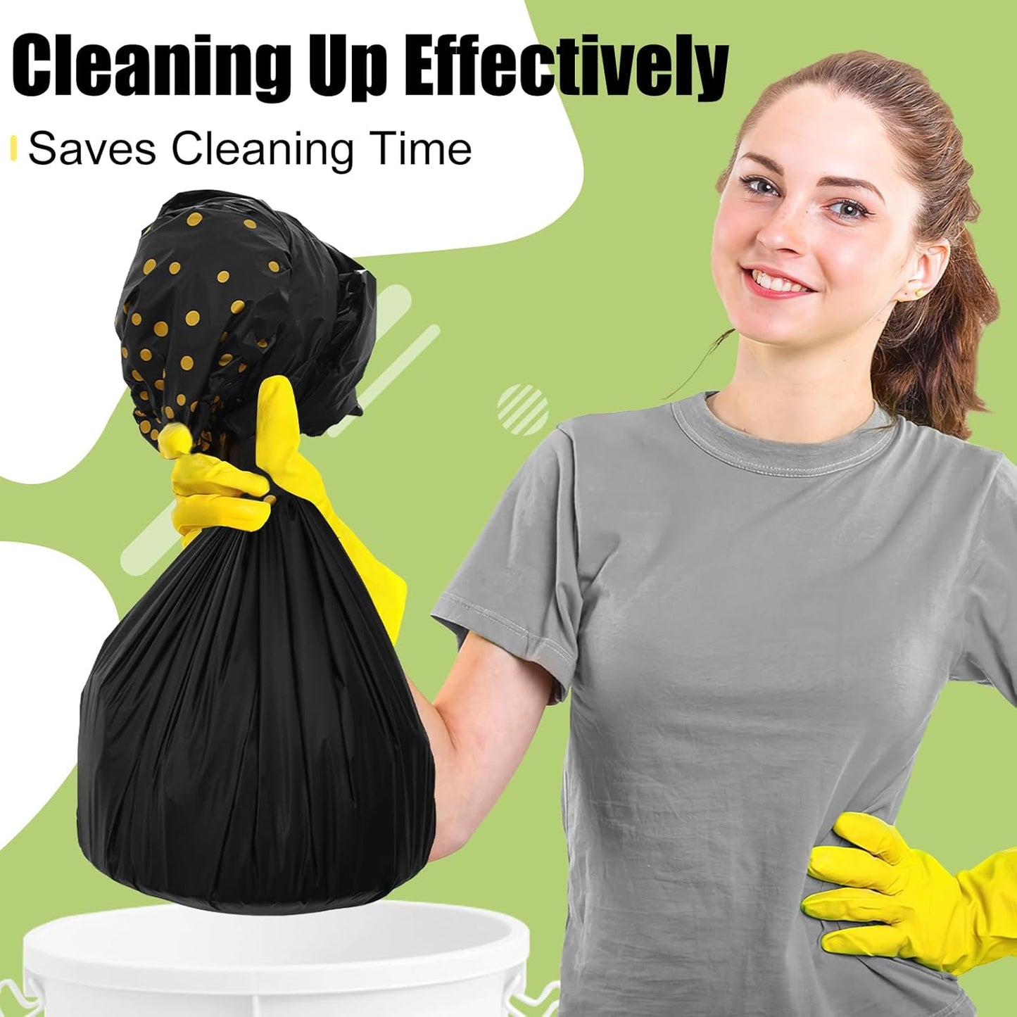 Smiry 54 Inch x 100 Feet Disposable Table Cover Roll, Black & Gold Plastic Table Cloth in Cut-to-Size Box with Slide Cutter, Waterproof Rectangle Tablecloths for Weddings, Banquets, Outdoor