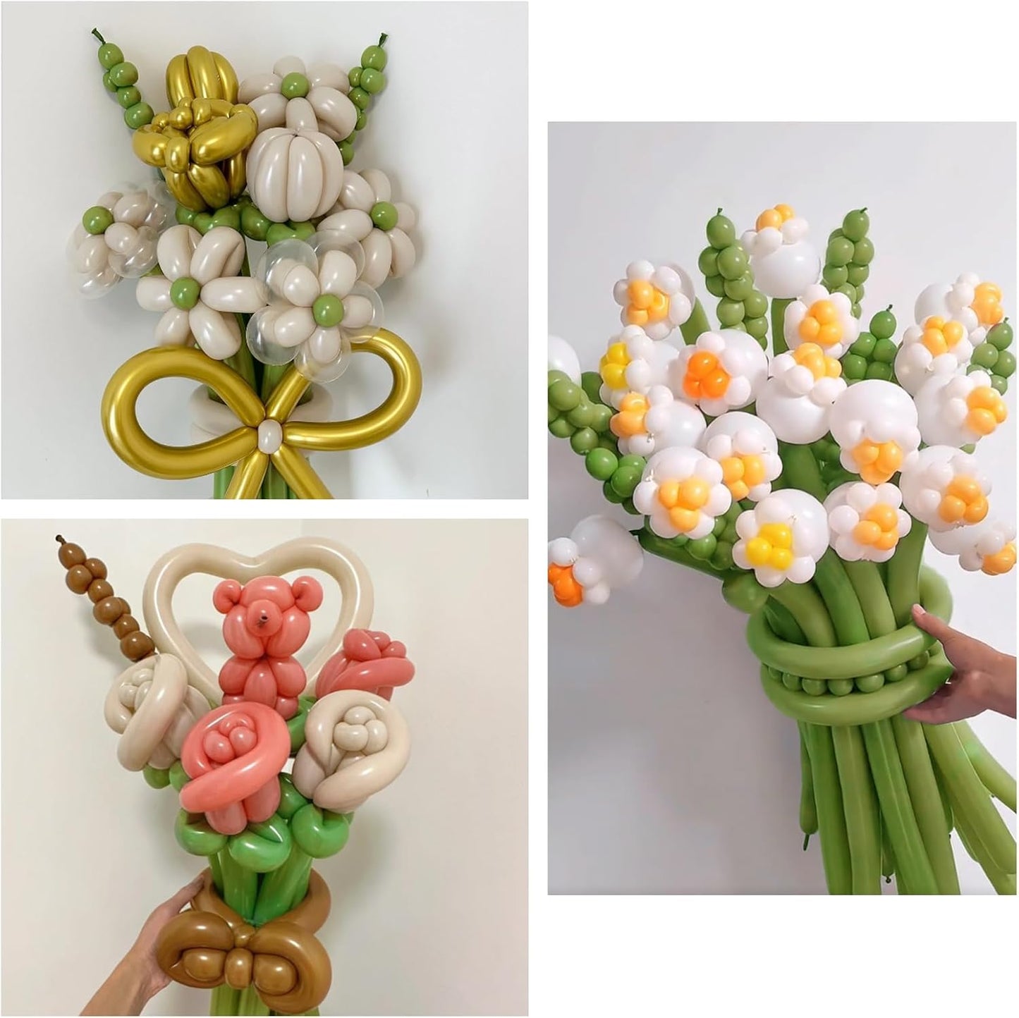 100Pcs 260 Balloons Brown Long Balloons for Balloon Garland Thickening Skinny Latex Twisting Balloon, Brown long balloons for tying Animals Modeling Christmas Birthday Party Decorations. (Cocoa)