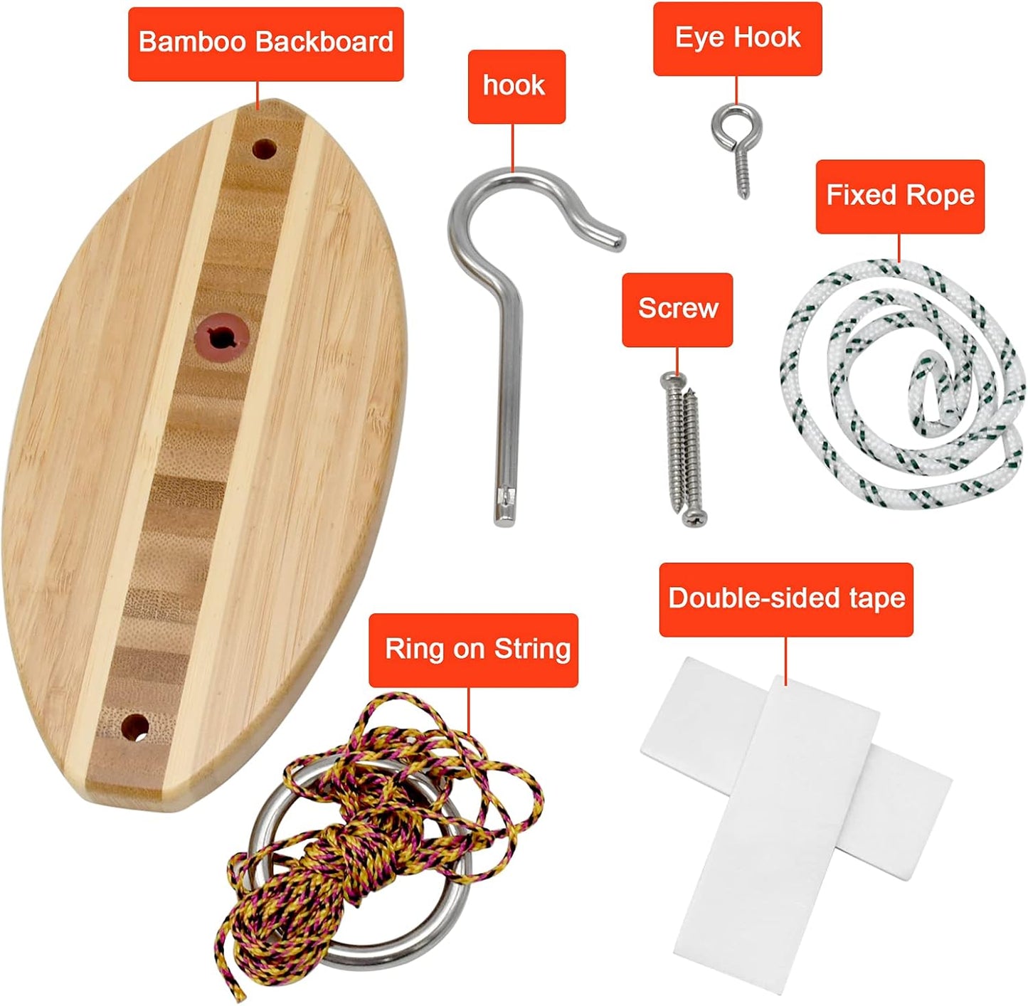 Hook and Ring Toss Game for Adults,Ring Toss Tailgating Game Set,Washer Game,Yard Games for Indoor/Outdoor Family Fun Party Game…