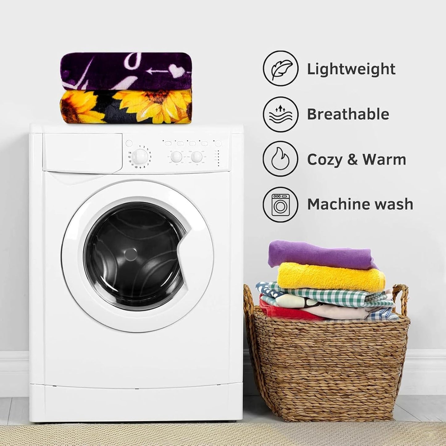 Gamer Blanket Soft Gaming Blanket for Teens Adults Kids Cozy Throw for Couch Sofa Bed Ideal Gamer Gift and Room Decor(50x60 Inch)