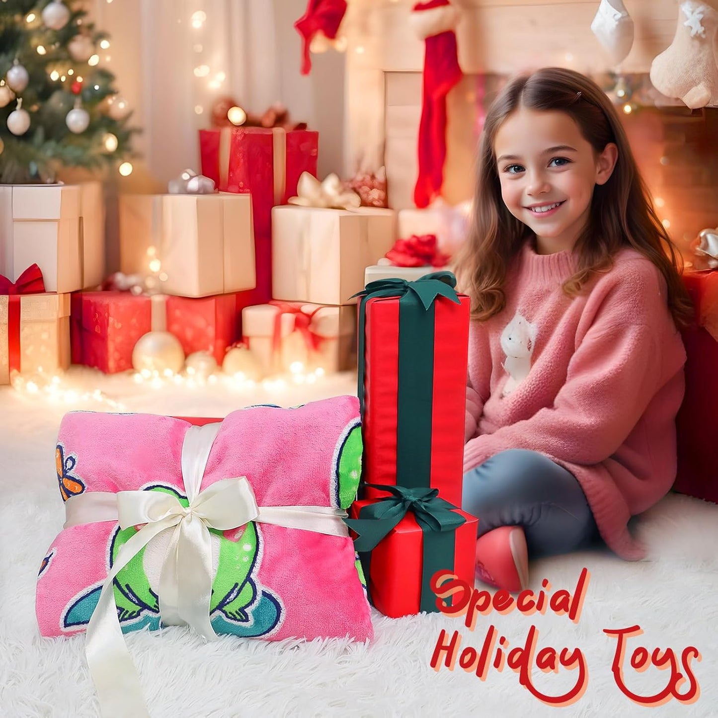 Frog Gifts for Women Girls - Glow in The Dark Blanket Frogs for Kids Cute Blankets for Women Girls Frog Decor Stuff 40"x50"