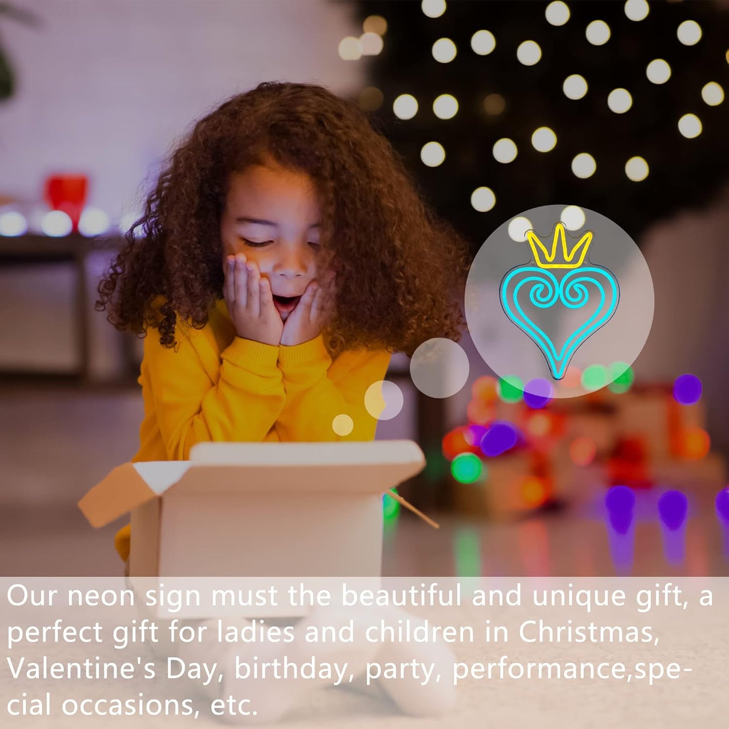 Manimo LED Kingdom and Hearts Neon Signs for Wall Decor, Anime Neon Sign, Neon Game Room Setup, USB Powered for Man Cave Game Home Party Bedroom Room Teenager Gamer Birthday Gifts(9.8 * 13in)