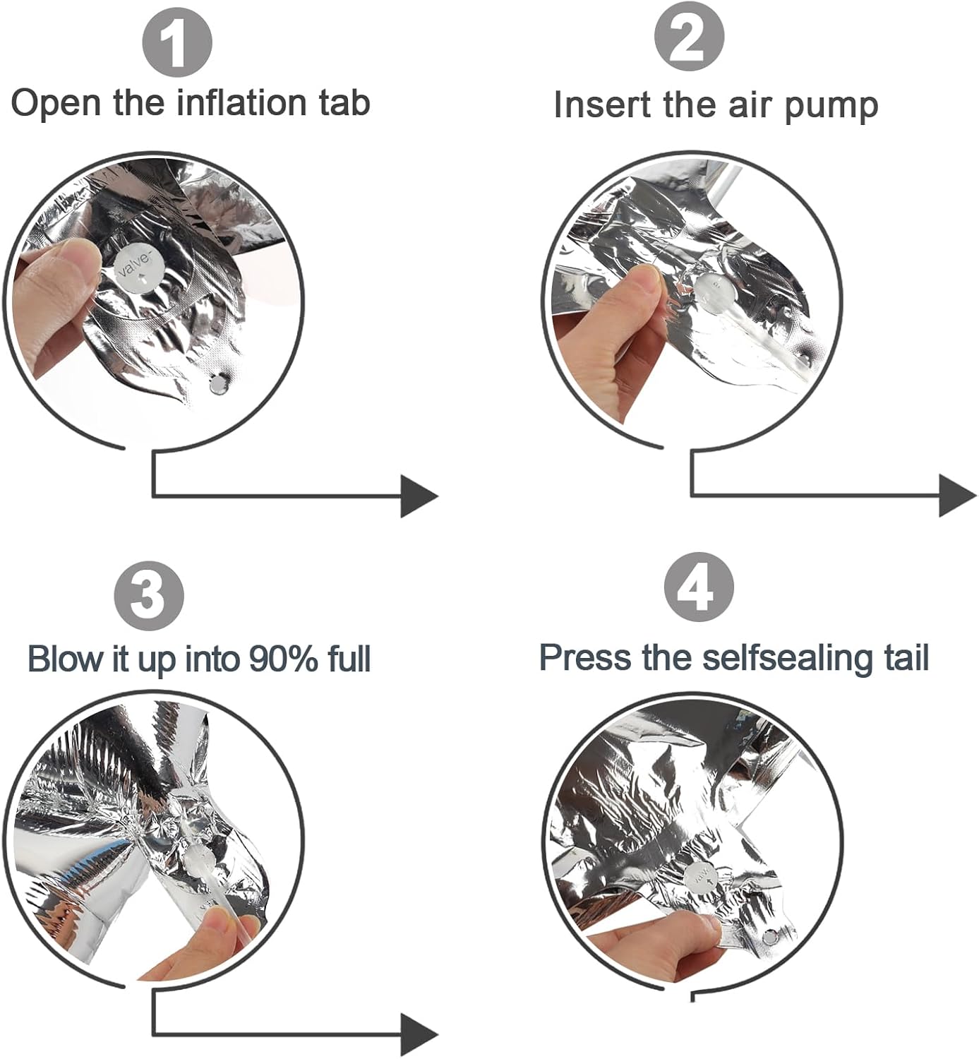 Silver Number 2 Balloon 40 Inch, 2nd Birthday Decoration for Toddlers Girls Boys, Sparkling 2 Number Balloon Party Decor