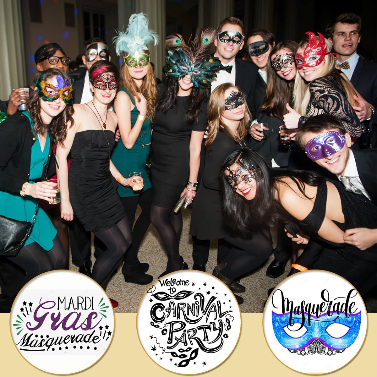 MYMENU Masquerade Mask for Women Shiny Rhinestone Metal Mask Venetian Mask for Party Prom Ball