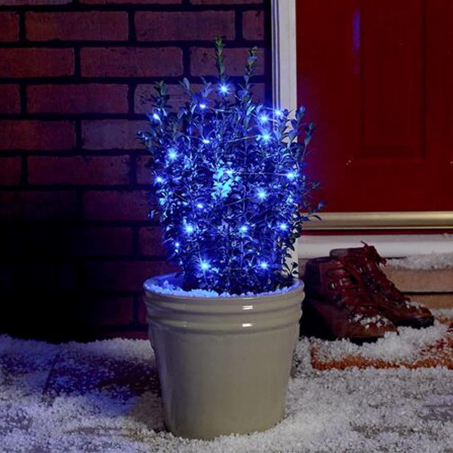 WATERGLIDE 12 Pack Fairy Lights Battery Operated (Included), 7 ft 20 LED Mini String Lights, Waterproof Silver Wire Firefly Starry Lights for DIY Wedding Christmas Party Mason Jars Decor, Multicolor