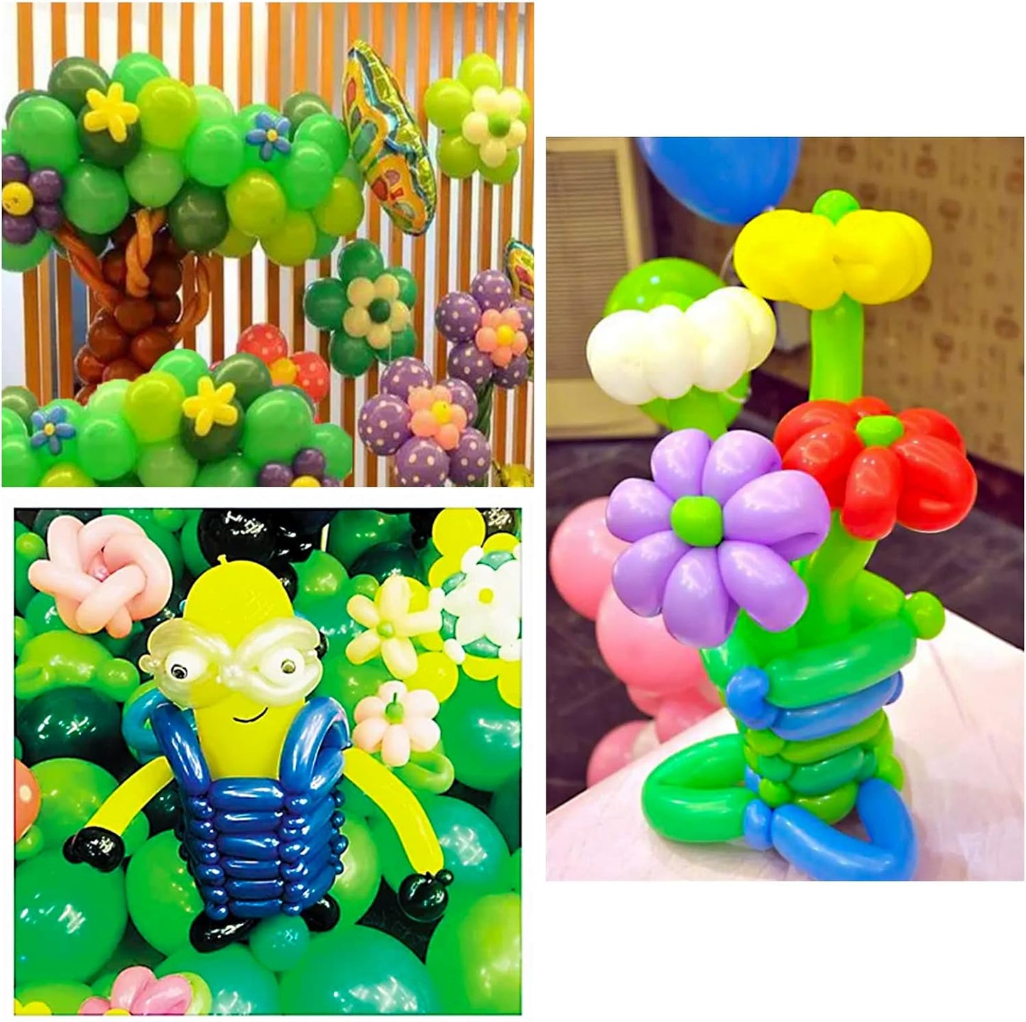 Blue 260 long Balloons 100 Pack Dark Blue Modeling Long Magic Balloons Thickening Latex Twisting DIY Animal Balloon for Birthday Wedding Christmas Festival Party Decoration (Dark Blue Long Balloons)