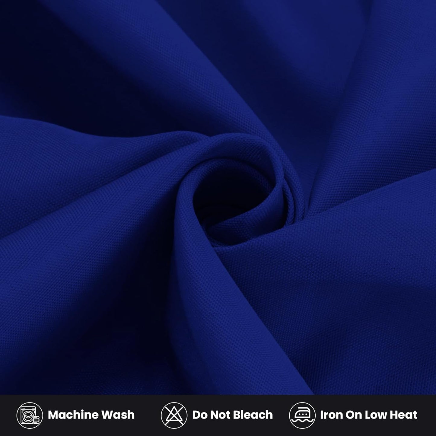 Ascoza 2 Pack Fitted Tablecloth for 8 Foot Rectangle 96 x 30 Inch Royal Blue Table Covers Water Resistant Polyester Cloth for Folding, Parties,Display, Trade Show (Royal Blue)