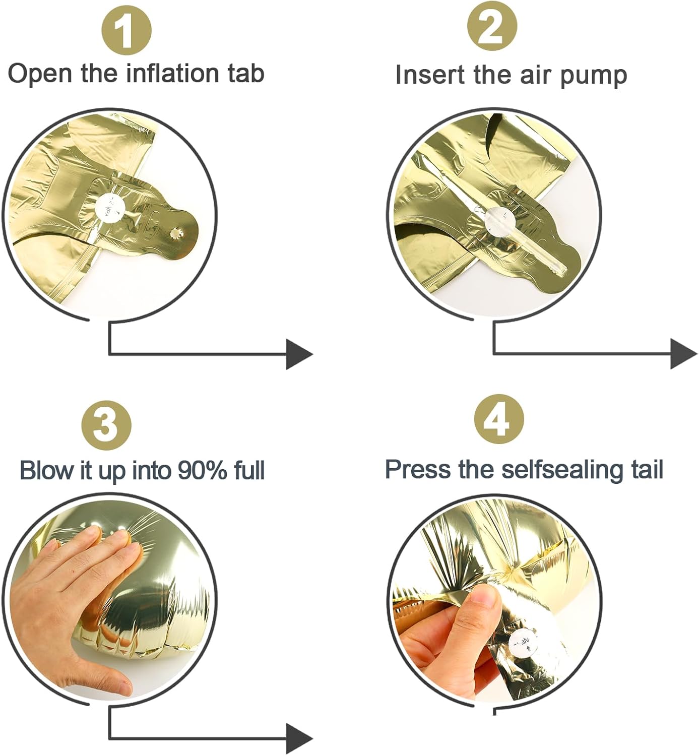 40 Inch Champagne Gold 1 Balloon for First Birthday, Light Gold 1st Number Balloons Birthday Decorations for Girl Kids Toddler Baby, One Giant Number 1 Balloon