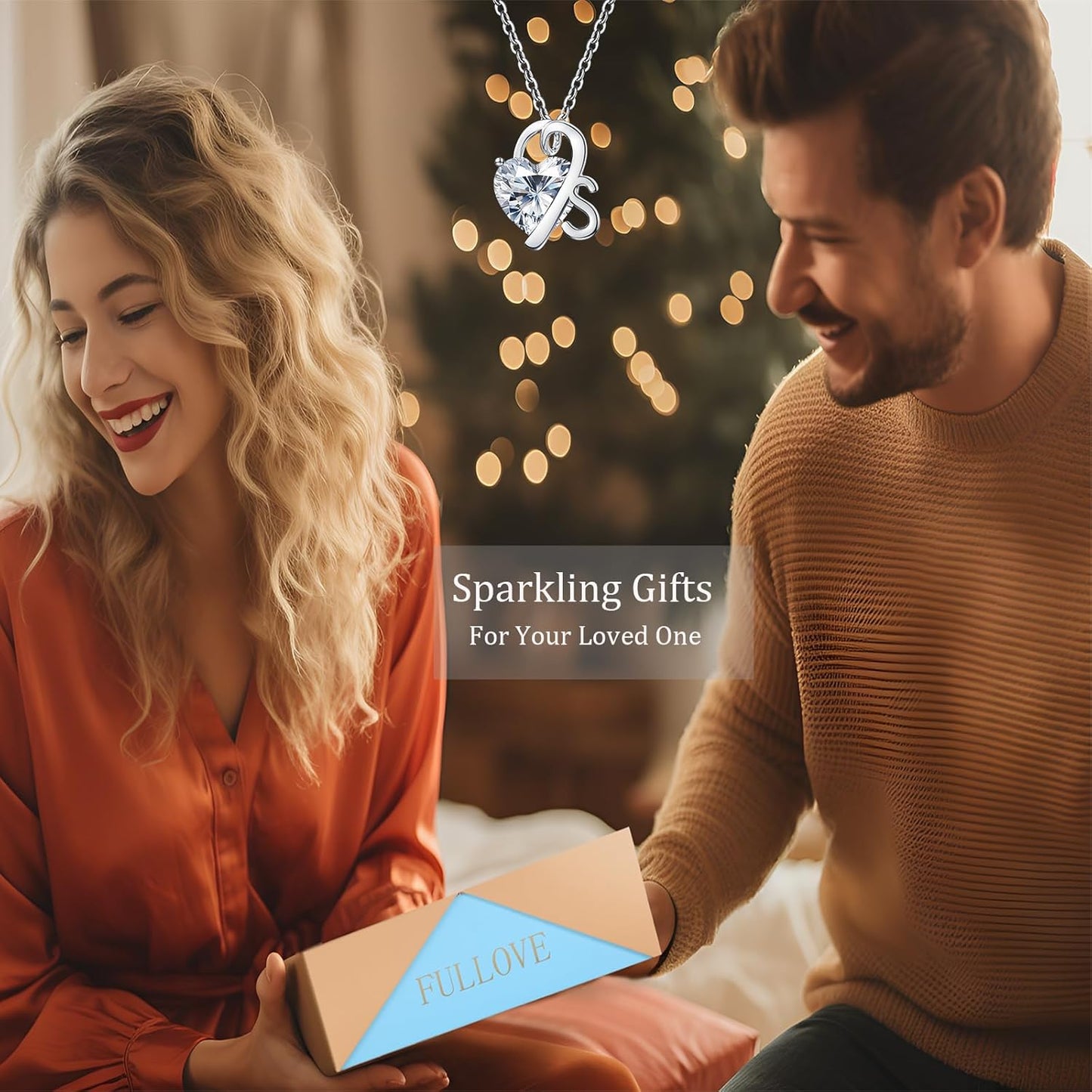 ForeverLove Heart Necklaces for Women, 4-2 Carats Heartshap Moissanite, Silver Pendant Jewelry, Anniversary Birthday Gifts for Wife, Girlfriend, Daughter, Mom