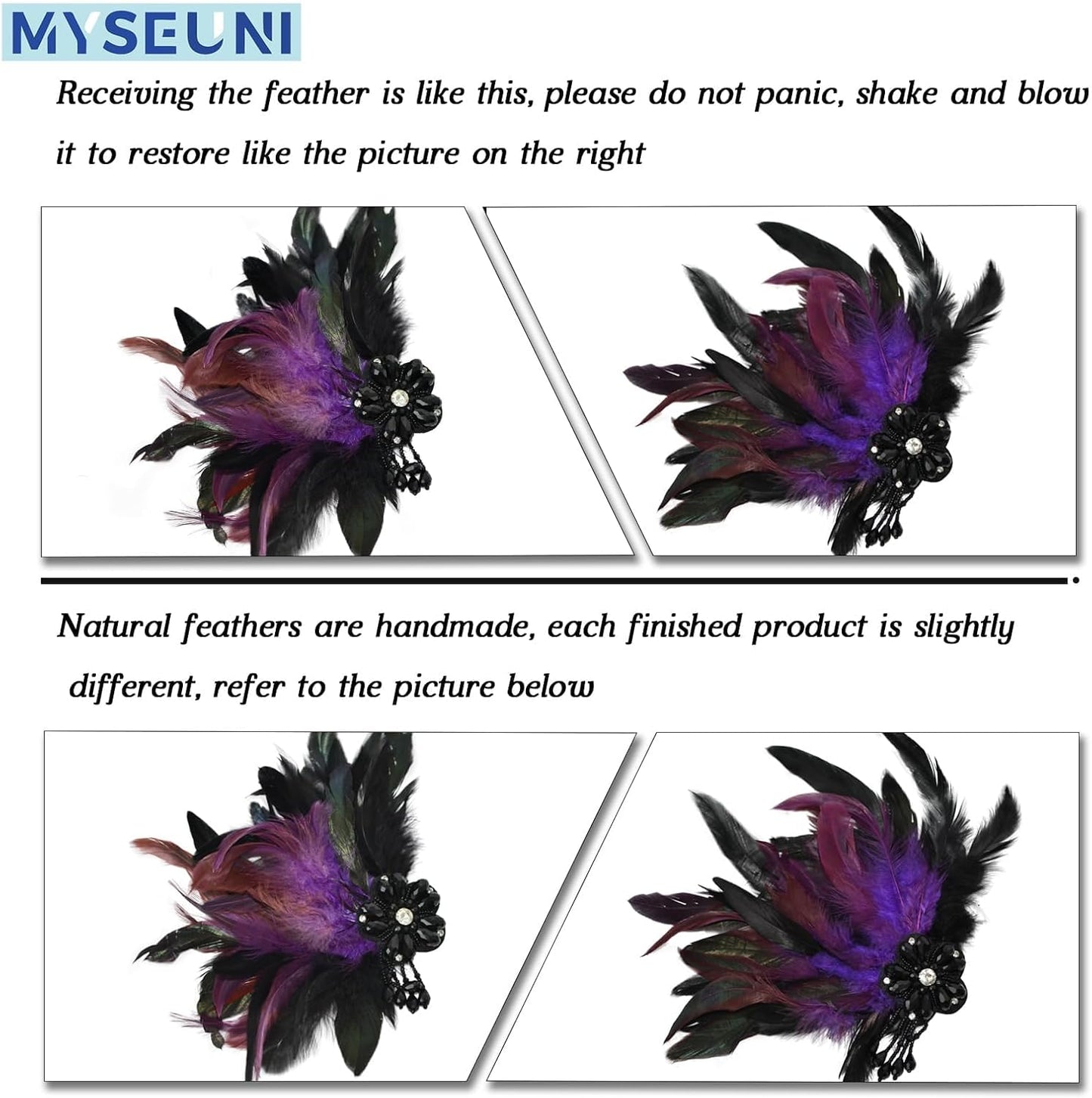 Masquerade Mask for Couple Purple - Feather Masquerade Masks & Venetian Mask for Mascarade Party, Mardi Gras, Halloween Cosplay Prom, Christmas