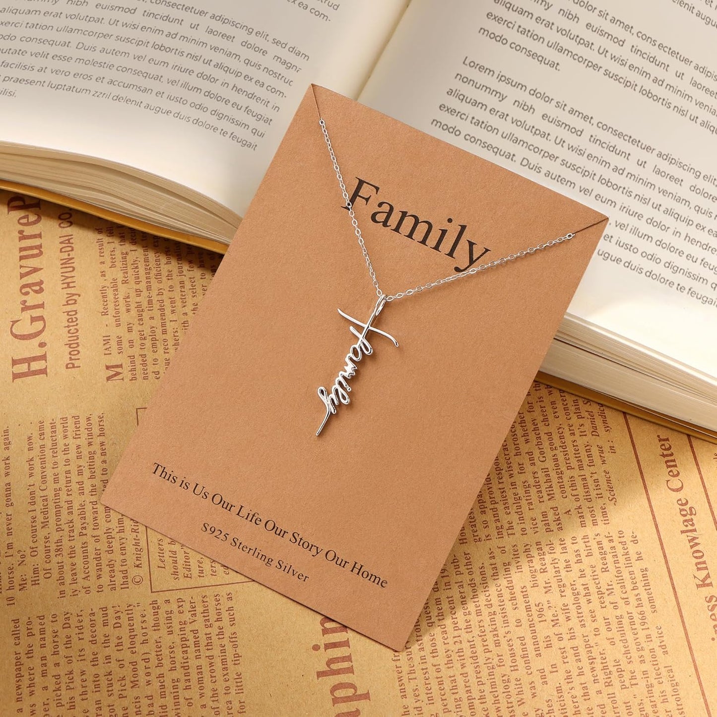 Lcherry Faith Cross Pendant Necklace for Women Religious Christian Jewelry Mother's Day Gifts for Women