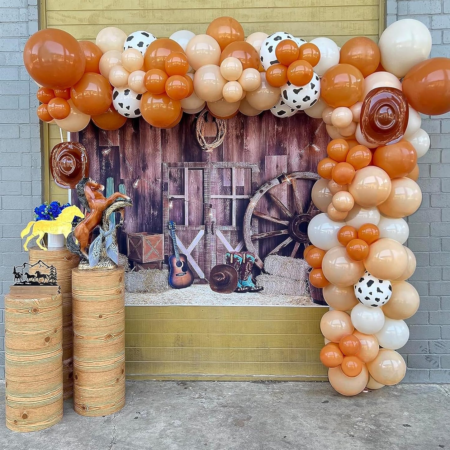 Light Brown Balloons, 150 pcs Different Sizes Pack of 18 Inch 12 Inch 10 Inch 5 Inch Tan Boho Neutral Balloons for Balloon Garland Balloon Arch as Birthday Party Wedding Decorations