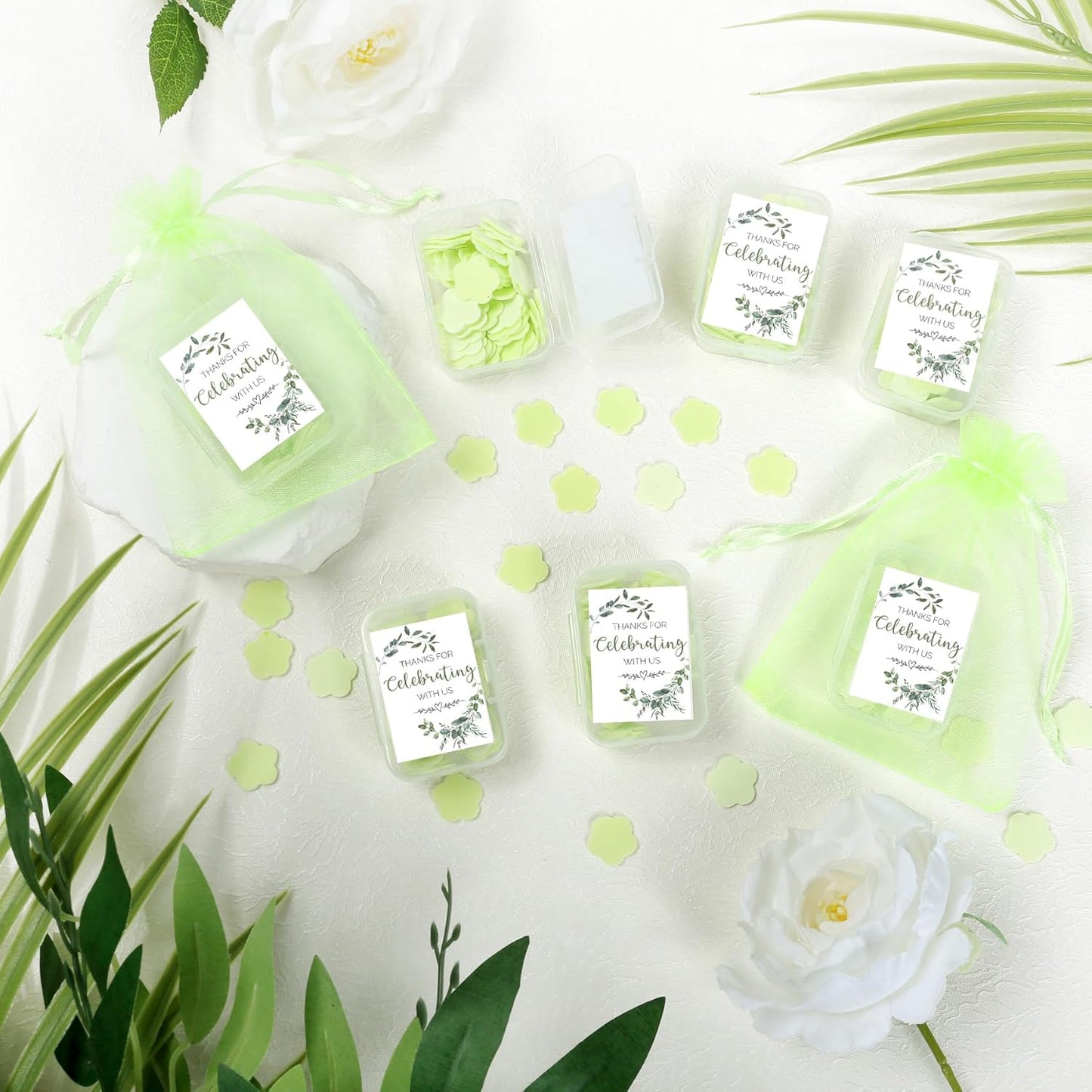 24 Pcs Fresh Off The Market Bridal Shower Soap Party Favors - Shes Off The Market Bridal Shower Bachelorette Party, Green Wedding Favors Gifts Supplies for Guests