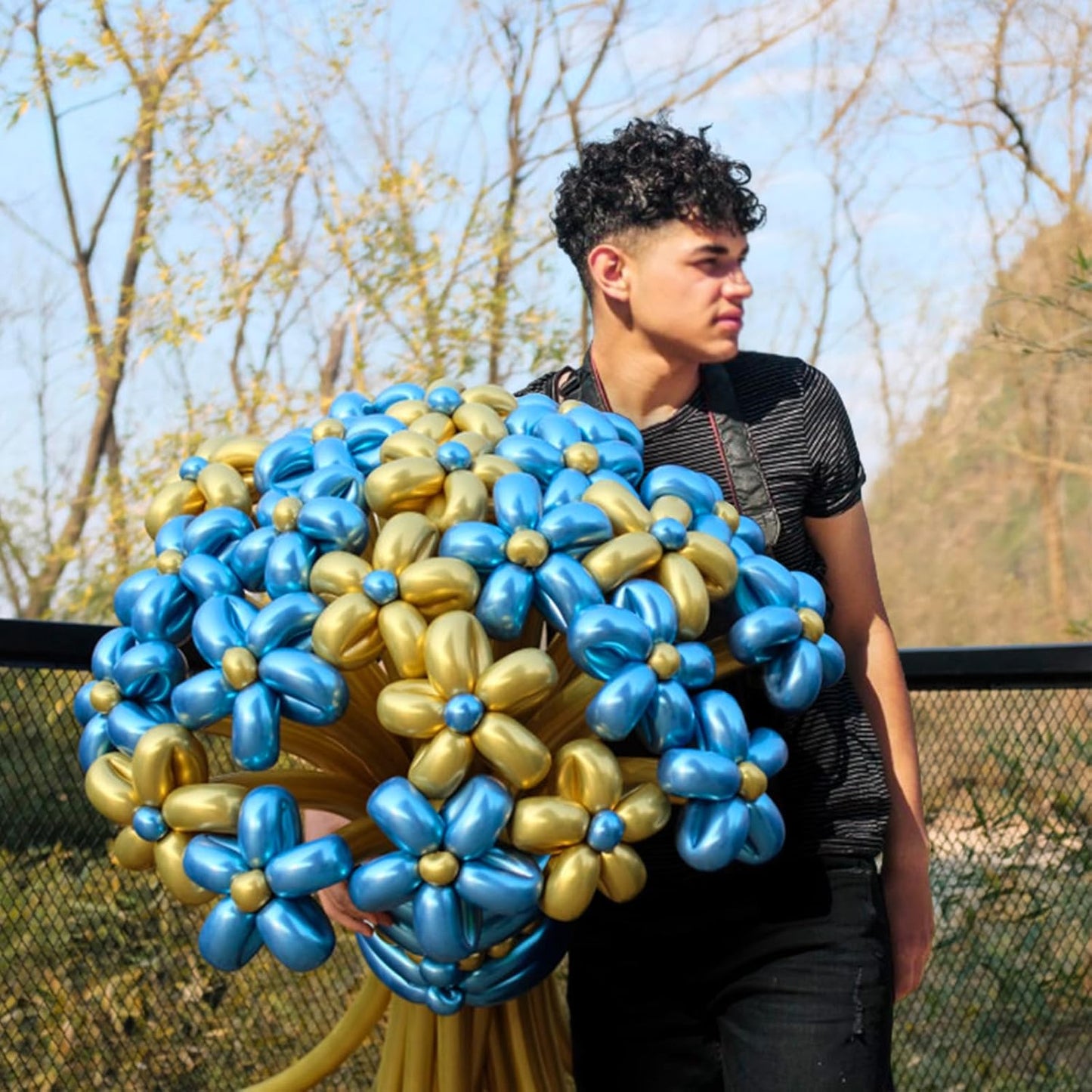 Metallic Multi Long Balloons Premium 260 Twisting Animals Magic Balloons for Birthday Kids Wedding Party Supply 100pcs