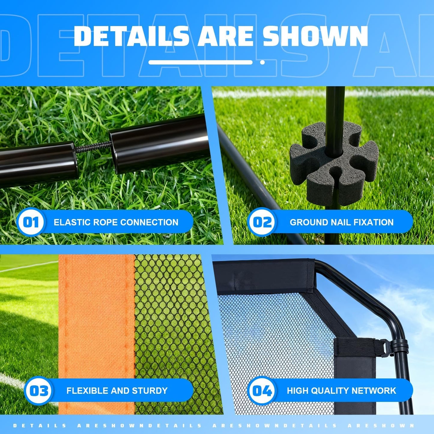 MOLACHI Paddle Game with Net, Giant Yard Shuttlecocks Game Set,Like Badminton Nets, Indoor & Outdoor Friendly Backyard Activities Games for Adults and Family