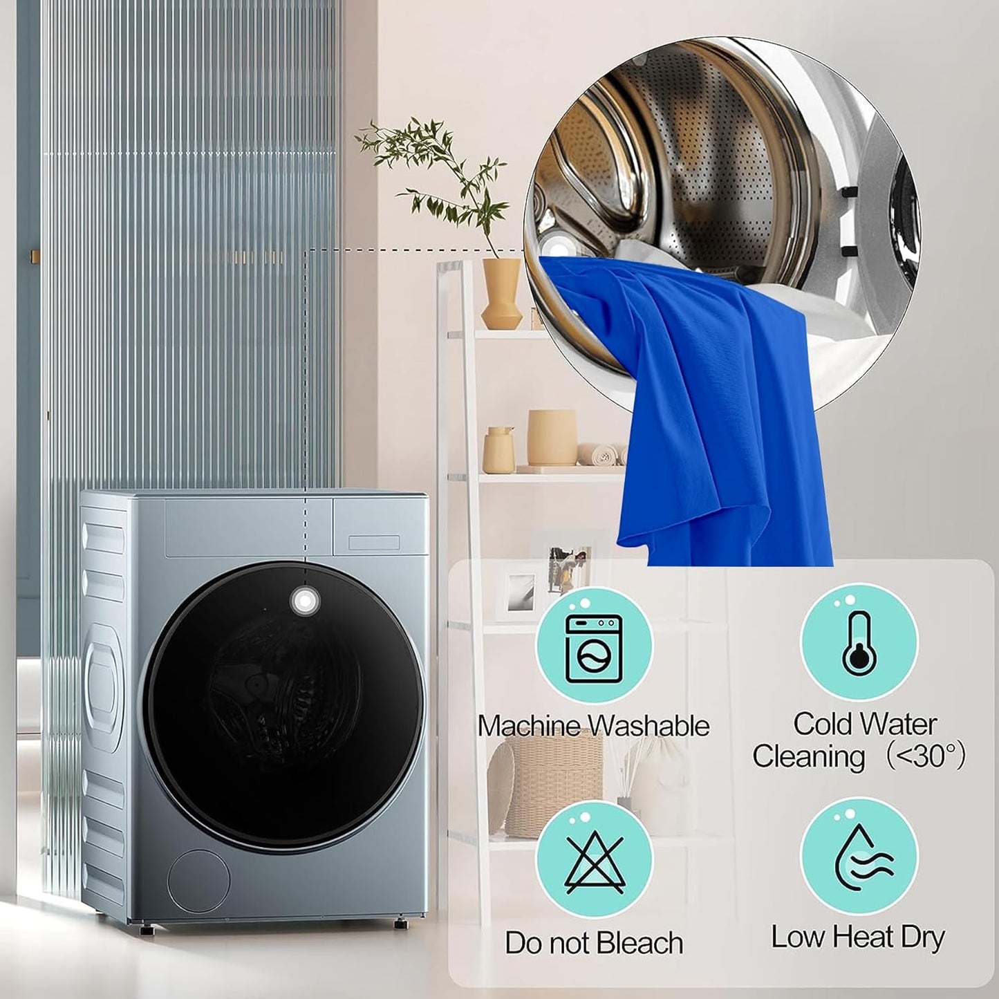 4 Pack Spandex Royal Blue Tablecloths for 6 Foot Rectangle Tables, Wrinkle Free Fitted Table Cloths 6ft Stretchy Table Clothes for Parties Weddings Birthday Banquet Baby Shower