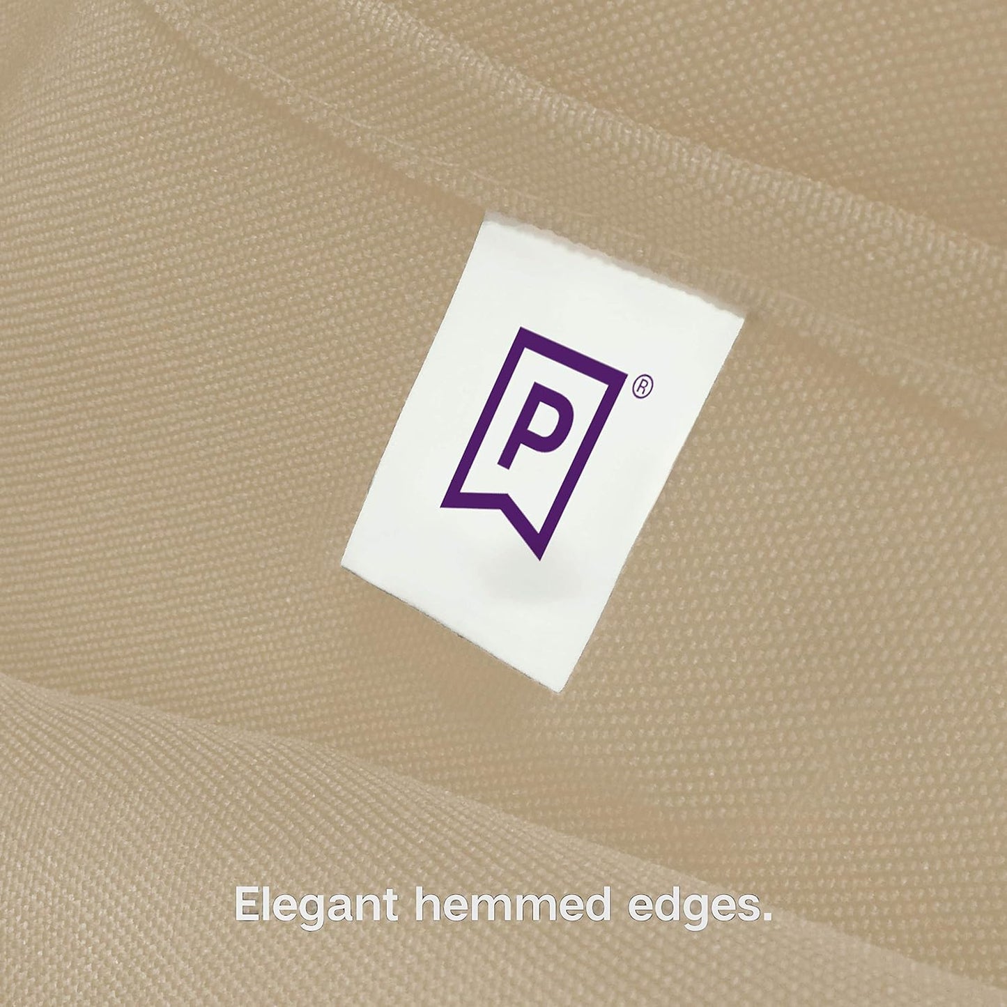 Gee Di Moda Fitted Tablecloth - 48 x 30 Inch Beige Fitted Table Cloth for 4 Foot Rectangle Table - Heavy Duty Washable Fabric - for 4 Ft Buffet Table Holiday Party Dinner Wedding & Trade Show