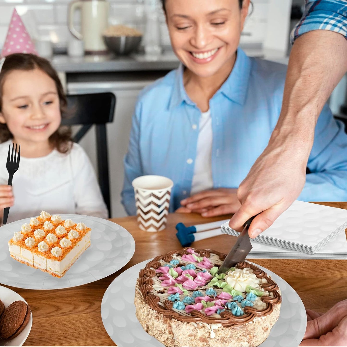 120 Pcs Golf Party Supplies Bundle Paper Plates Napkins Forks Golf Party Birthday Decorations For Kids Serves 30