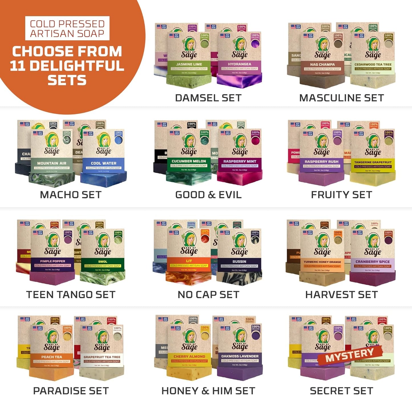 Natural Bar Soap Gift Set for Women Vegan Bath H made Cold Process Artisan with Essential Oil, Aromatic All Moisturizing Wash Soaps, Fragrant Victorian Scent (4 Pack) 1 Count (Pack of 4)