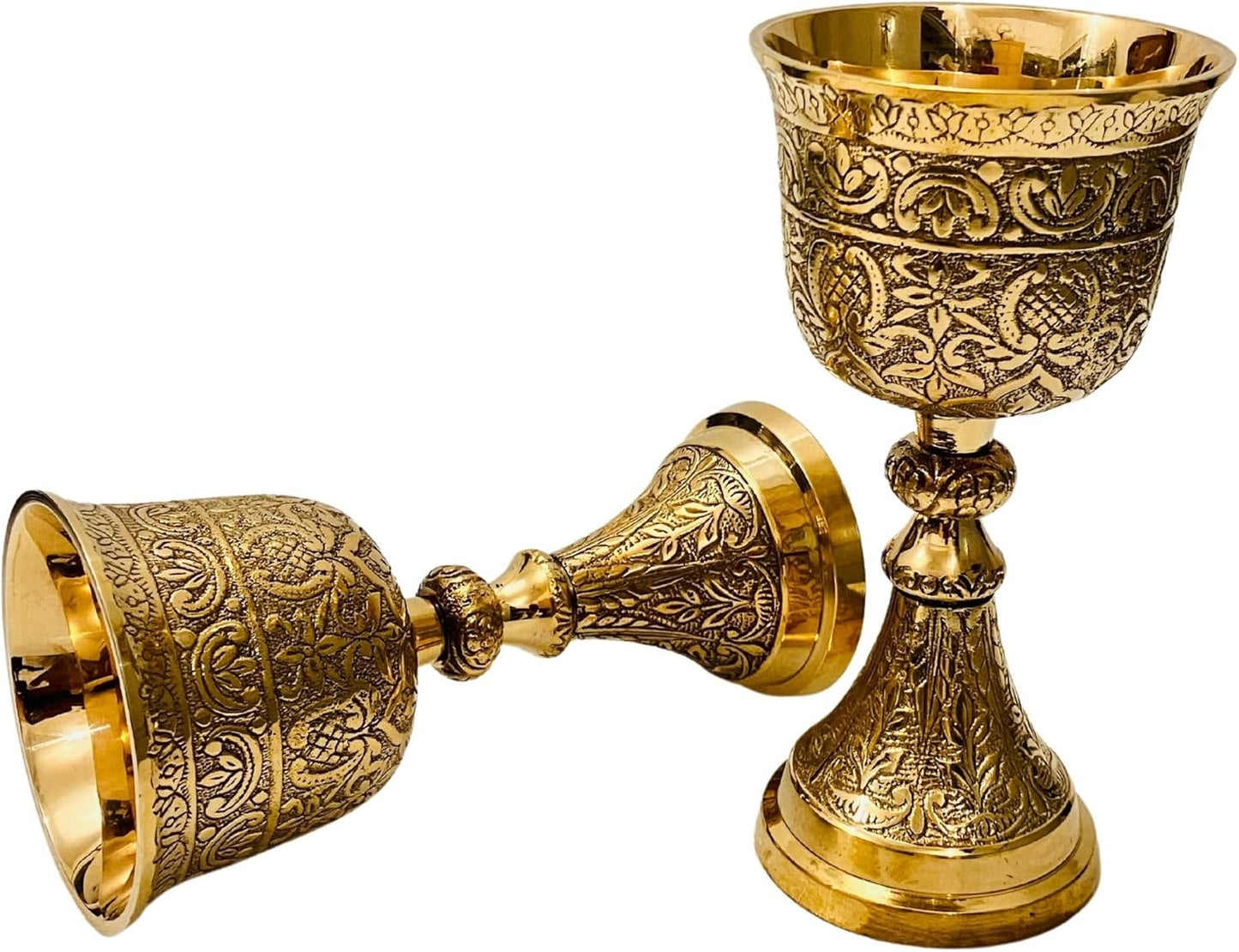 ALADEAN Vintage Chalice Goblet | 1x Royal Wine Cups of King Arthur - Renaissance Medieval Goblet Gifts, Wedding Anniversary Ceremonial Drinkware Pack of 1pc (King Chalice)