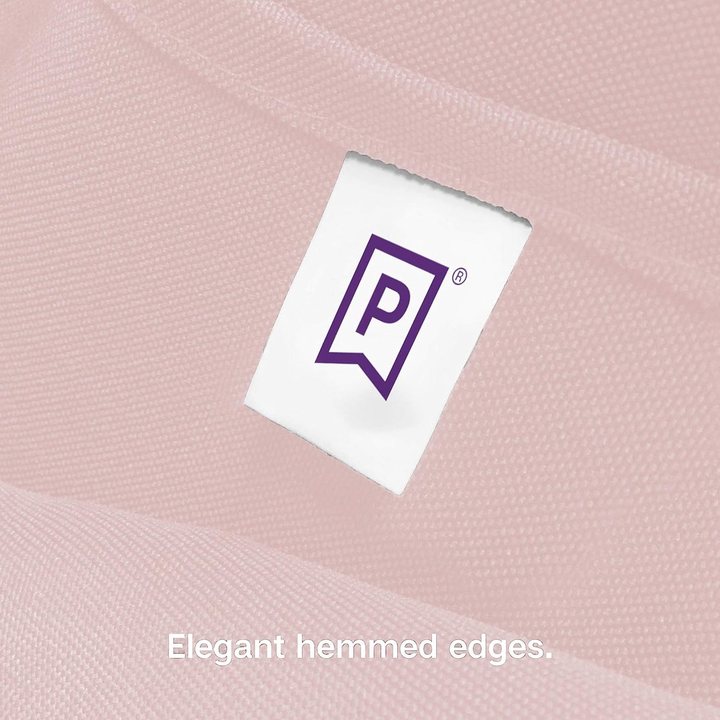 Gee Di Moda Fitted Tablecloth - 48 x 30 Inch Pink Fitted Table Cloth for 4 Foot Rectangle Table - Heavy Duty Washable Fabric - for 4 Ft Buffet Table Holiday Party Dinner Wedding & Trade Show