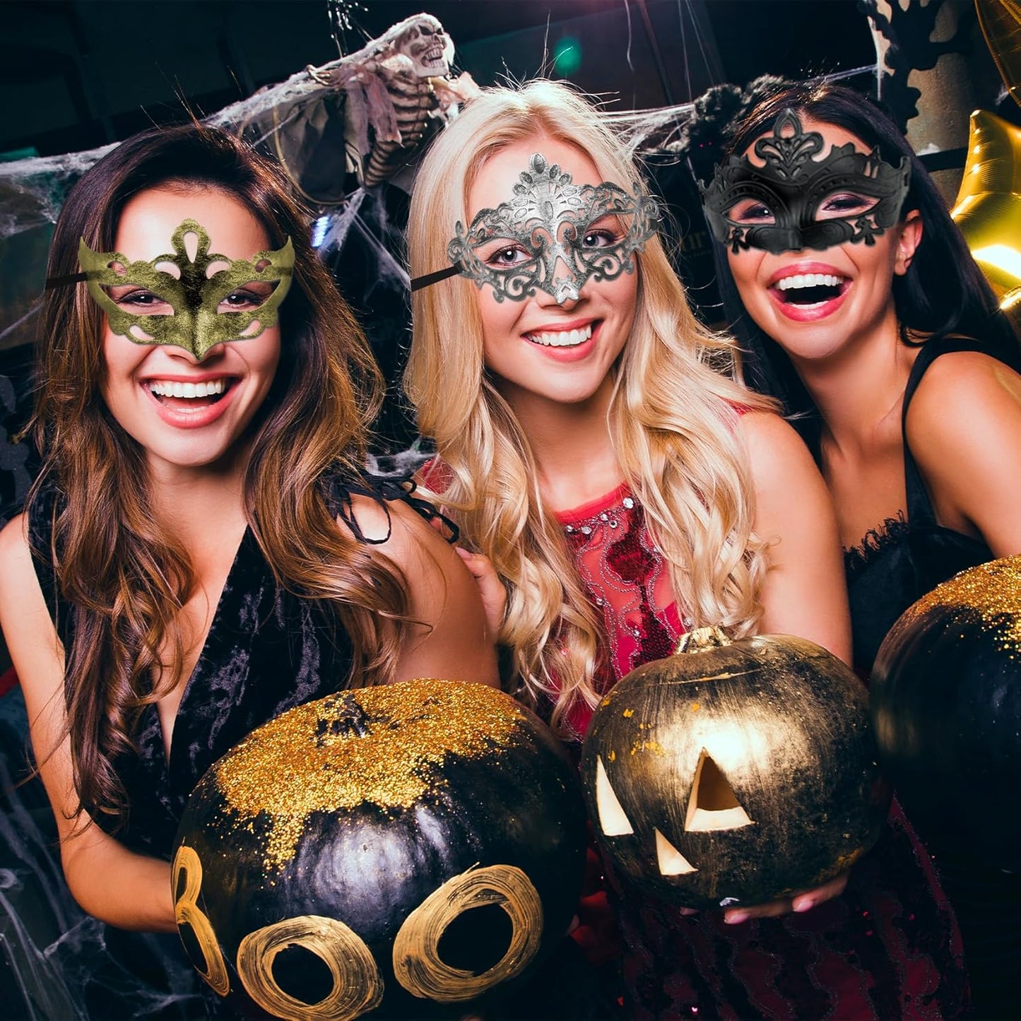 40 Pieces Masquerade Masks Vintage Antique Masks Venetian Party Masks