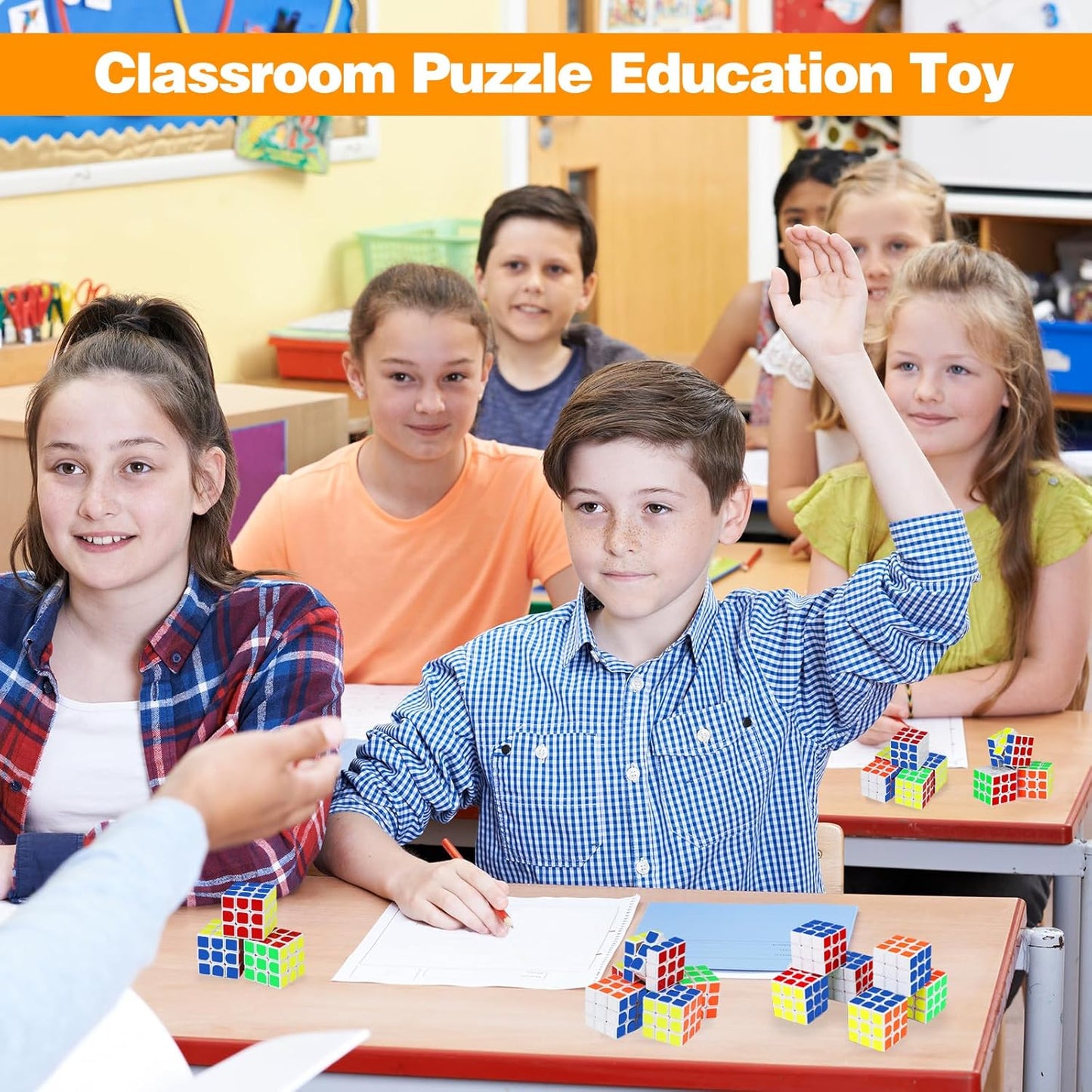 Mini Cube 20 Pack Magic Cube, Puzzle Party Favors for Kids Party Puzzle Game Toys Classroom Rewards & School Prize for Students, Stress Relief Toys Goody Bag Filler Birthday Easter Gift