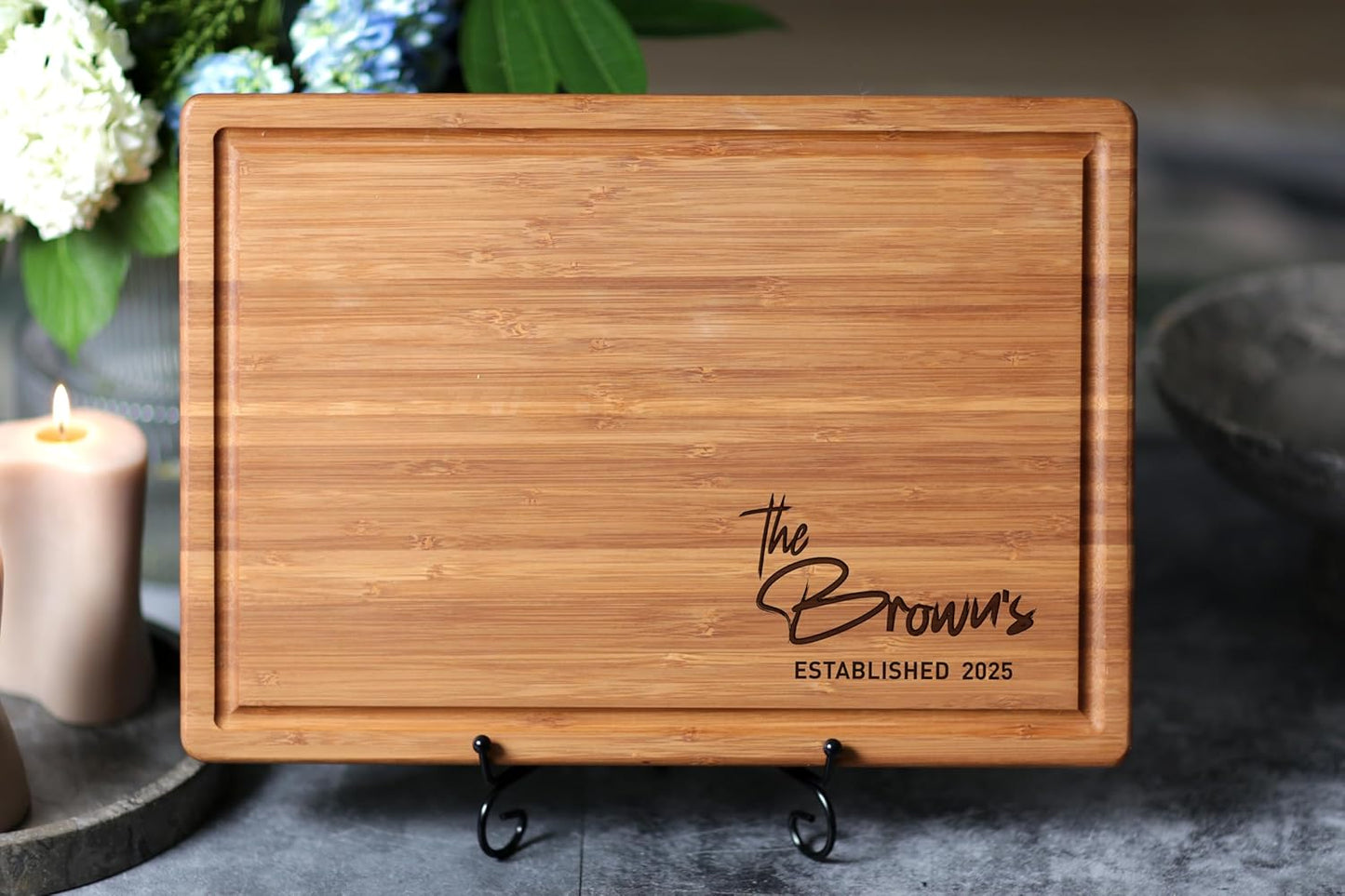 Personalized Cutting Boards for Christmas, Custom Engraved Wood Charcuterie Board, Best Gifts for Wedding, Housewarming, Birthday, Anniversary, Bridal Shower, Gift Idea for Family, Parents, Couples