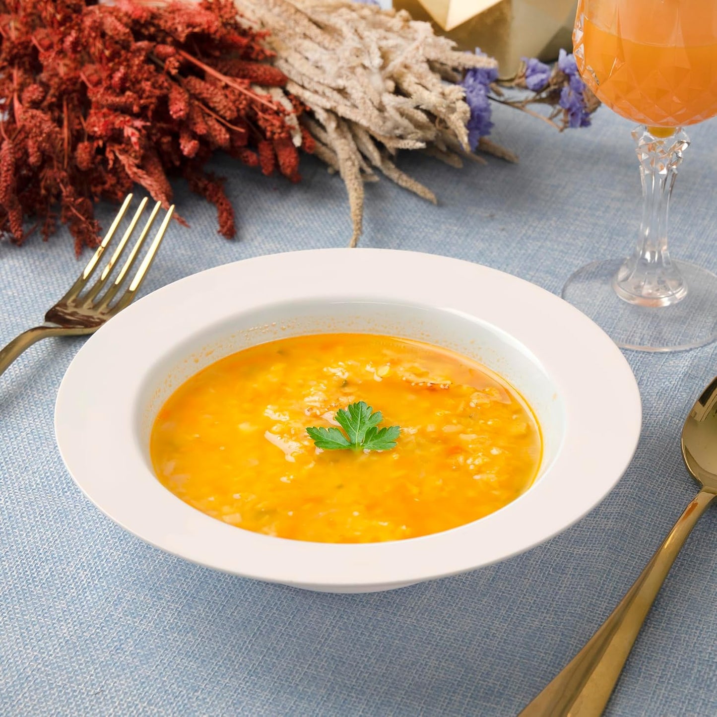 SETUP [12 oz. - Case of 400 White Plastic Bowls, Disposable Plastic Soup Bowls - Premium Heavy-Duty Dessert Bowls for Wedding, Party and All Occasions