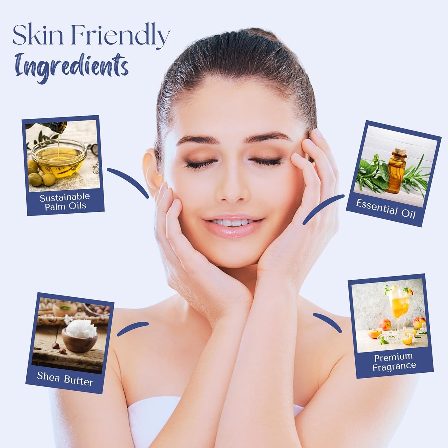 Wavertree & London Cosmopolitan Scented Natural Soap (2 Bars), 7oz Moisturizing French Triple Milled Soap Bars enriched with shea butter - Pure Plant Based Bath & Body Bars for All Skin Types