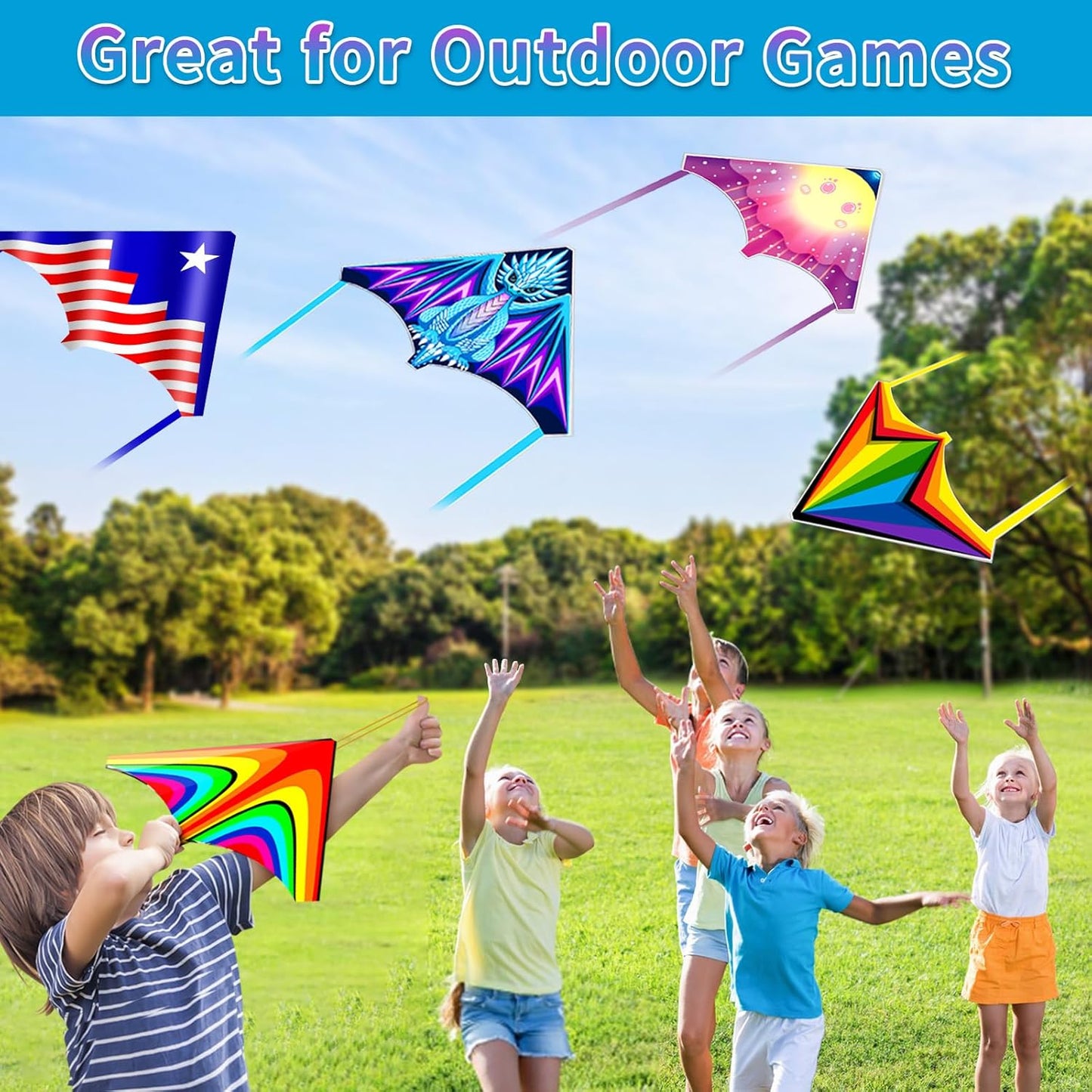 Mini Kites for Kids,Finger Launcher Kites Easy to Fly,Party Favors for Kids 4-8-12 Outdoor Toys Beach Games,Treasure Box Toys for Classroom Prizes Mini Kite Bulk