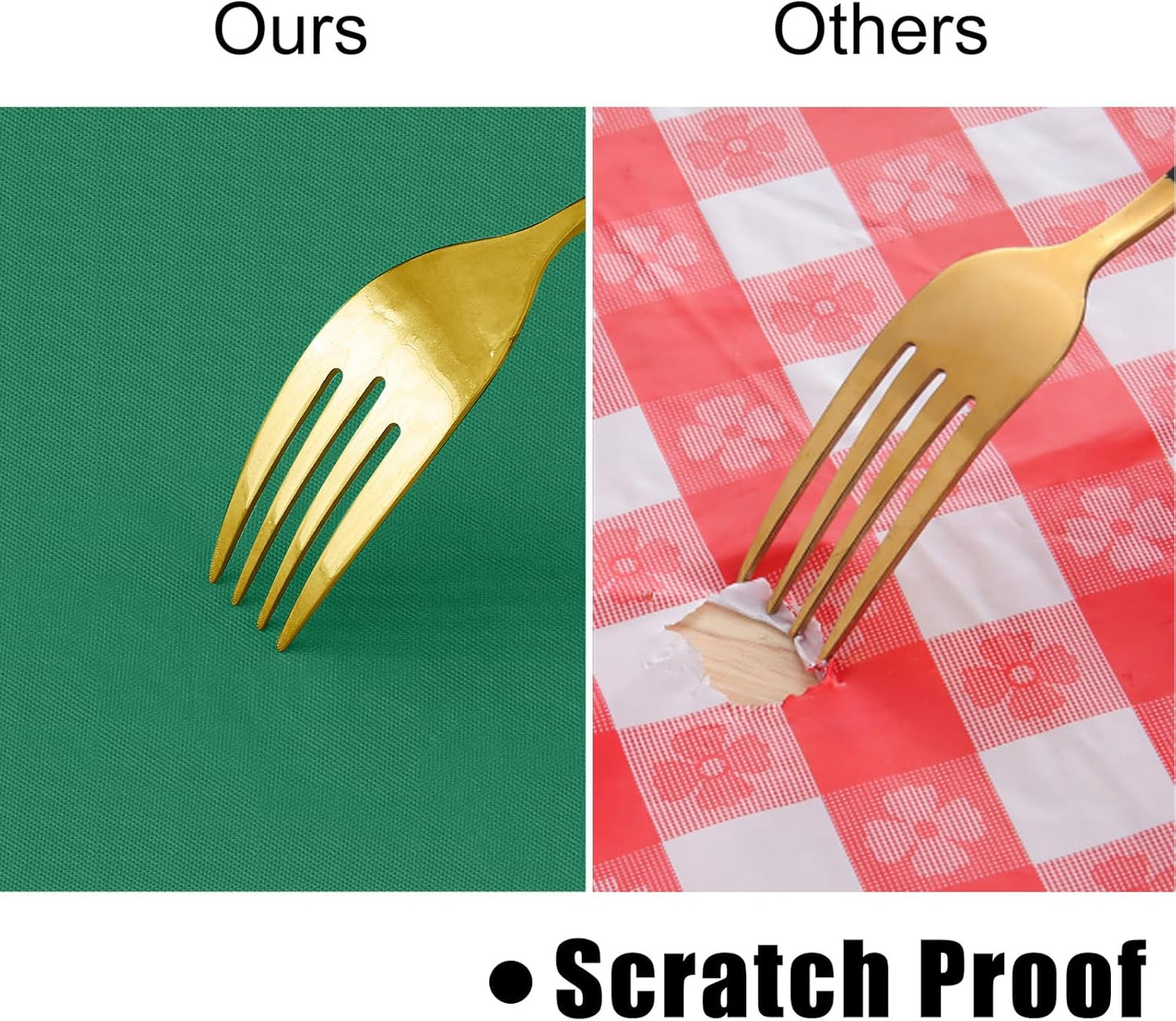 homing Rectangle Vinyl Tablecloth, Waterproof Spillproof Plastic Flannel Backed Table Cloth, Wipe Clean Table Cover for Dining, Buffet Parties and Camping (Emerald Green, 60" x 84")