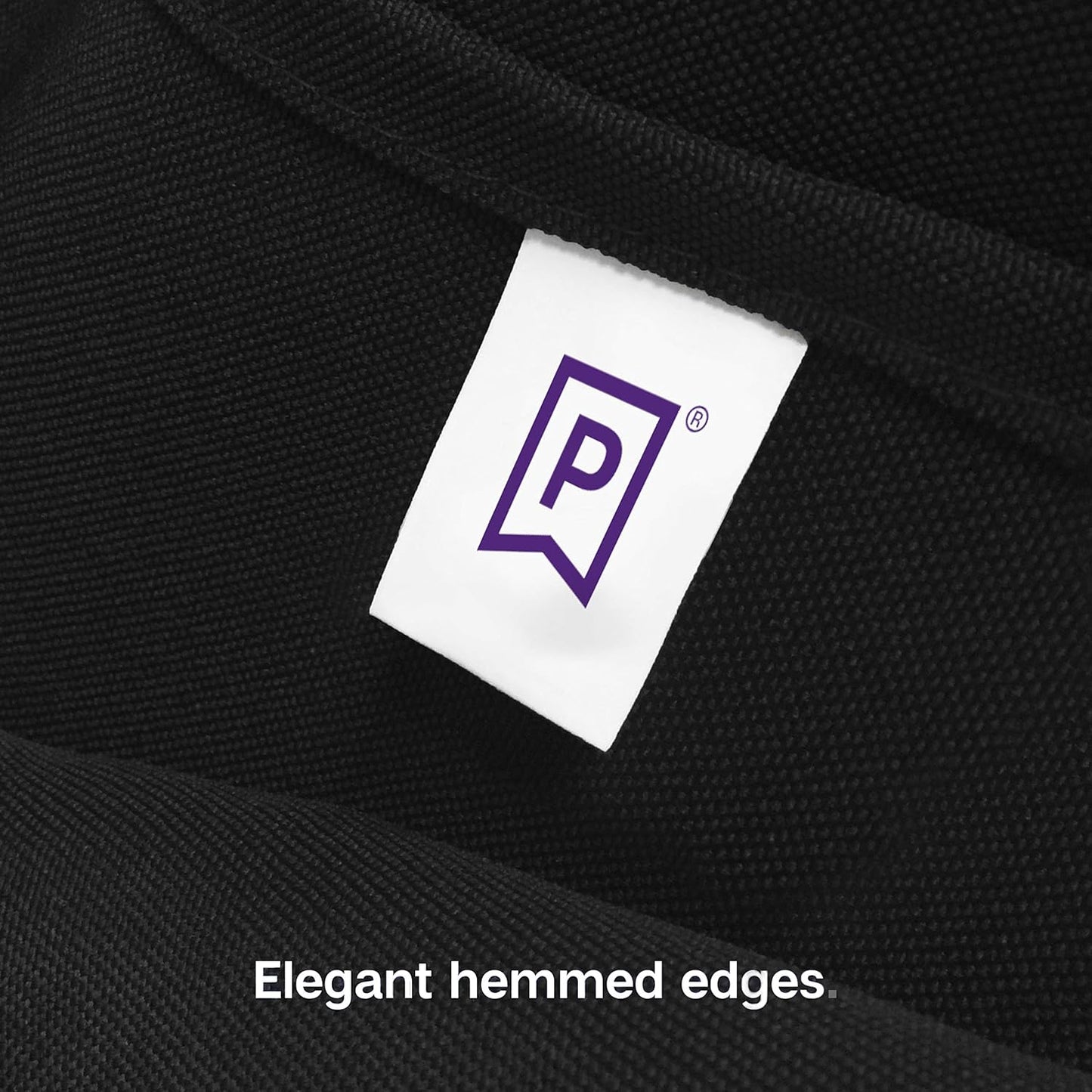 Gee Di Moda Fitted Tablecloth - 48 x 30 Inch Black Fitted Table Cloth for 4 Foot Rectangle Table - Heavy Duty Washable Fabric - for 4 Ft Buffet Table Holiday Party Dinner Wedding & Trade Show